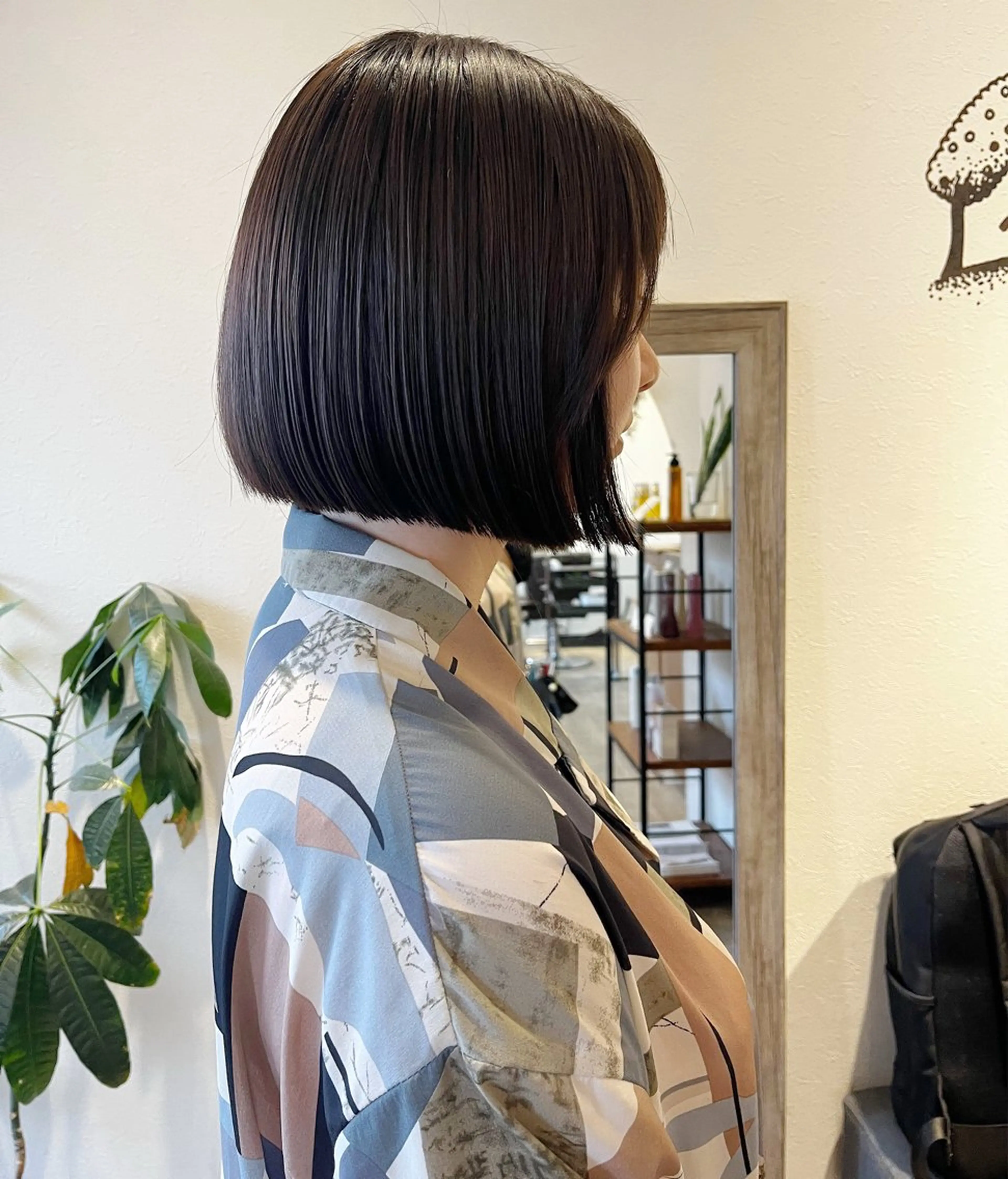 ショート ボブ カット トリートメント ヘッドスパ 上品な暖色/丸みボブ Chie🪷のヘアスタイル