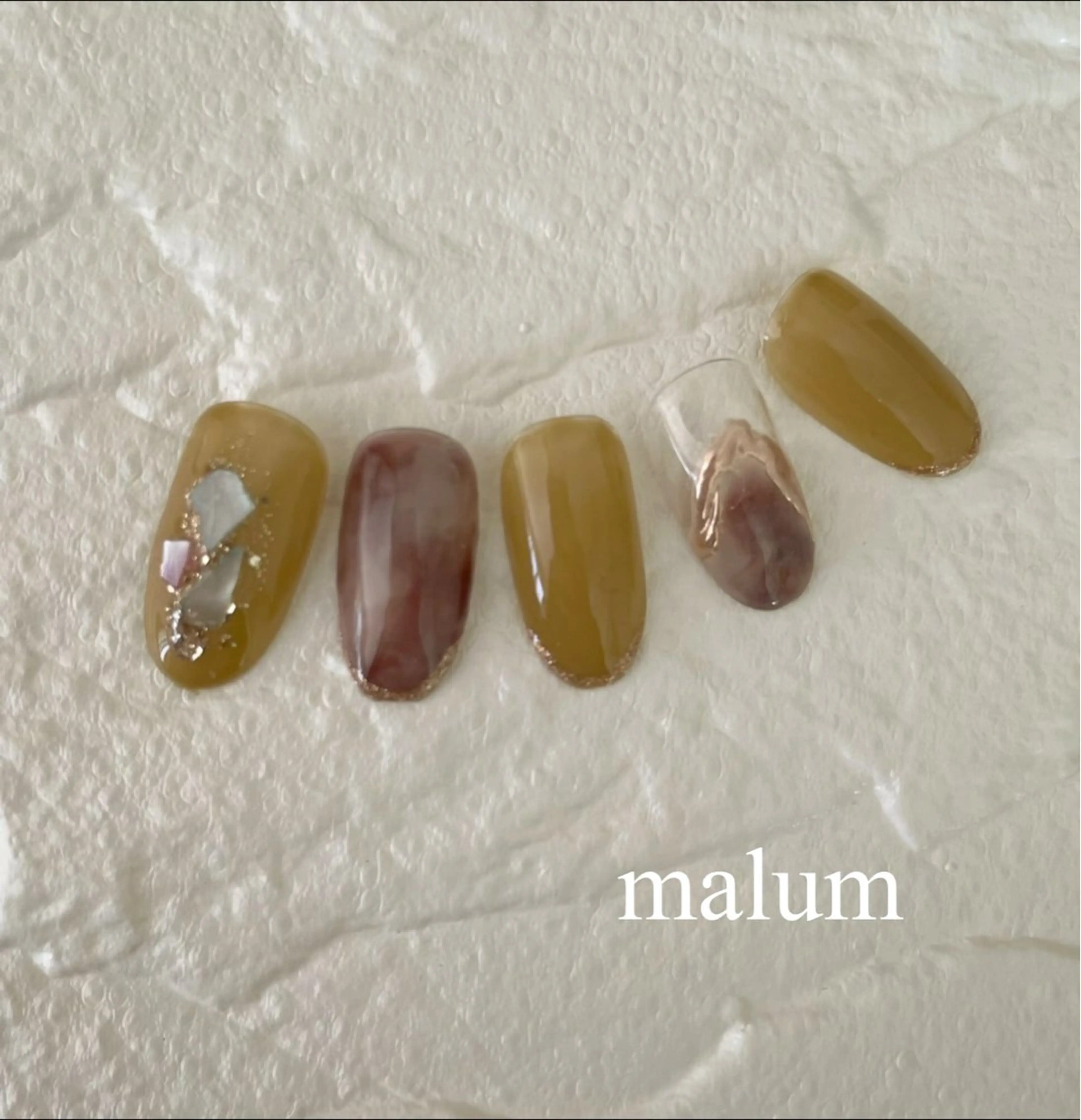 ネイル ハンドネイル malum nailのネイルデザイン