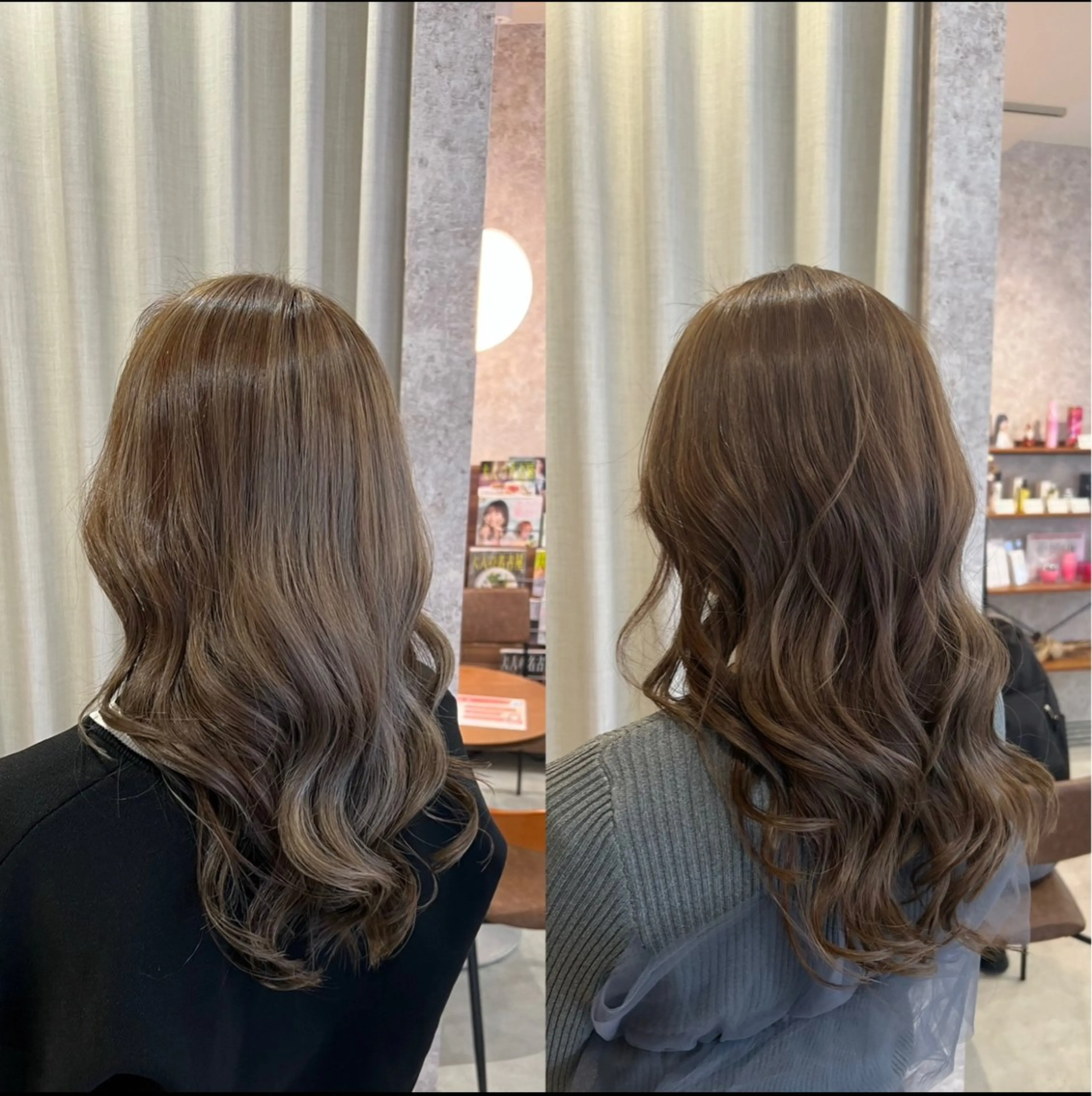 ミディアム ヘアカラー 末松 佑基のヘアスタイル