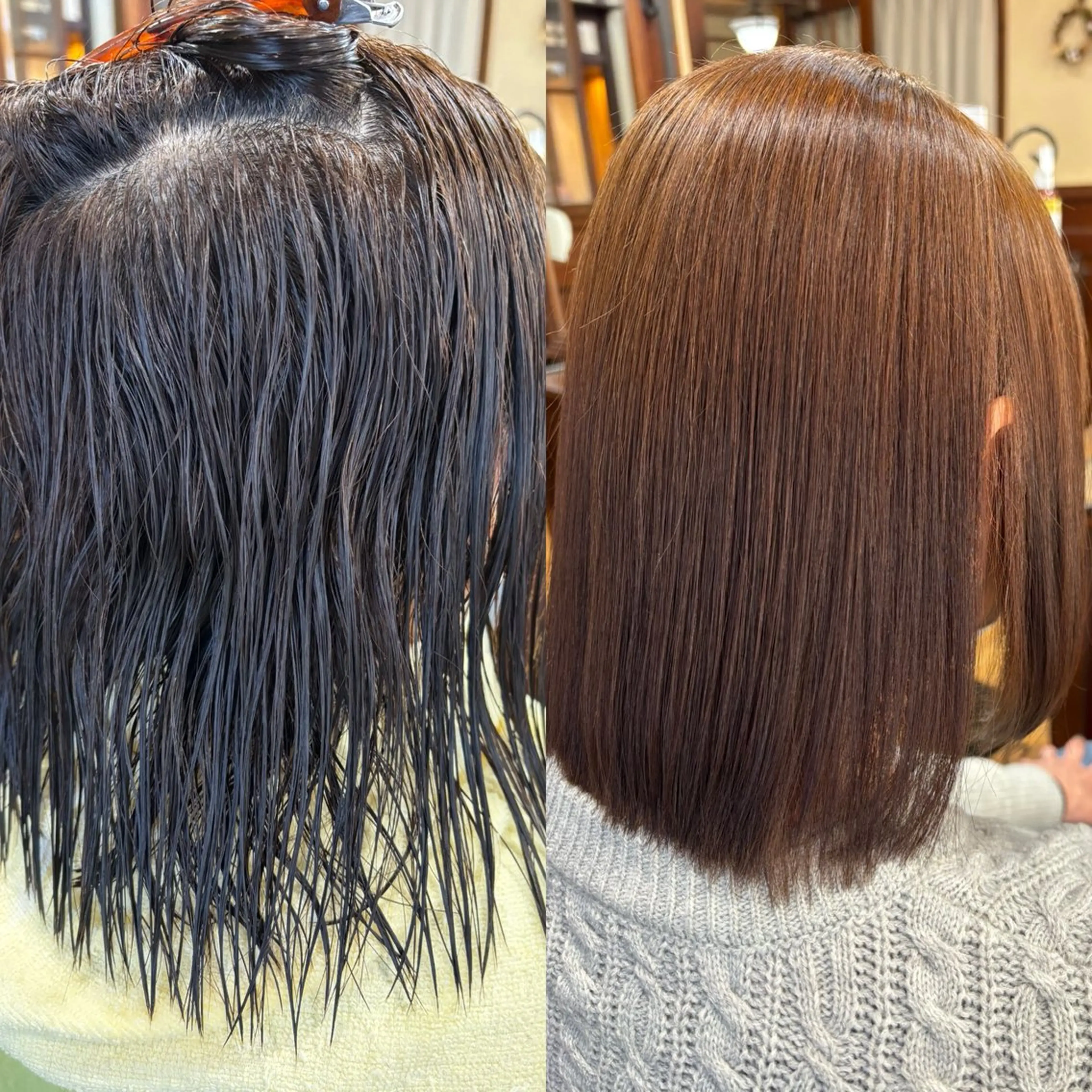 カット＋ノンダメージストレートの写真