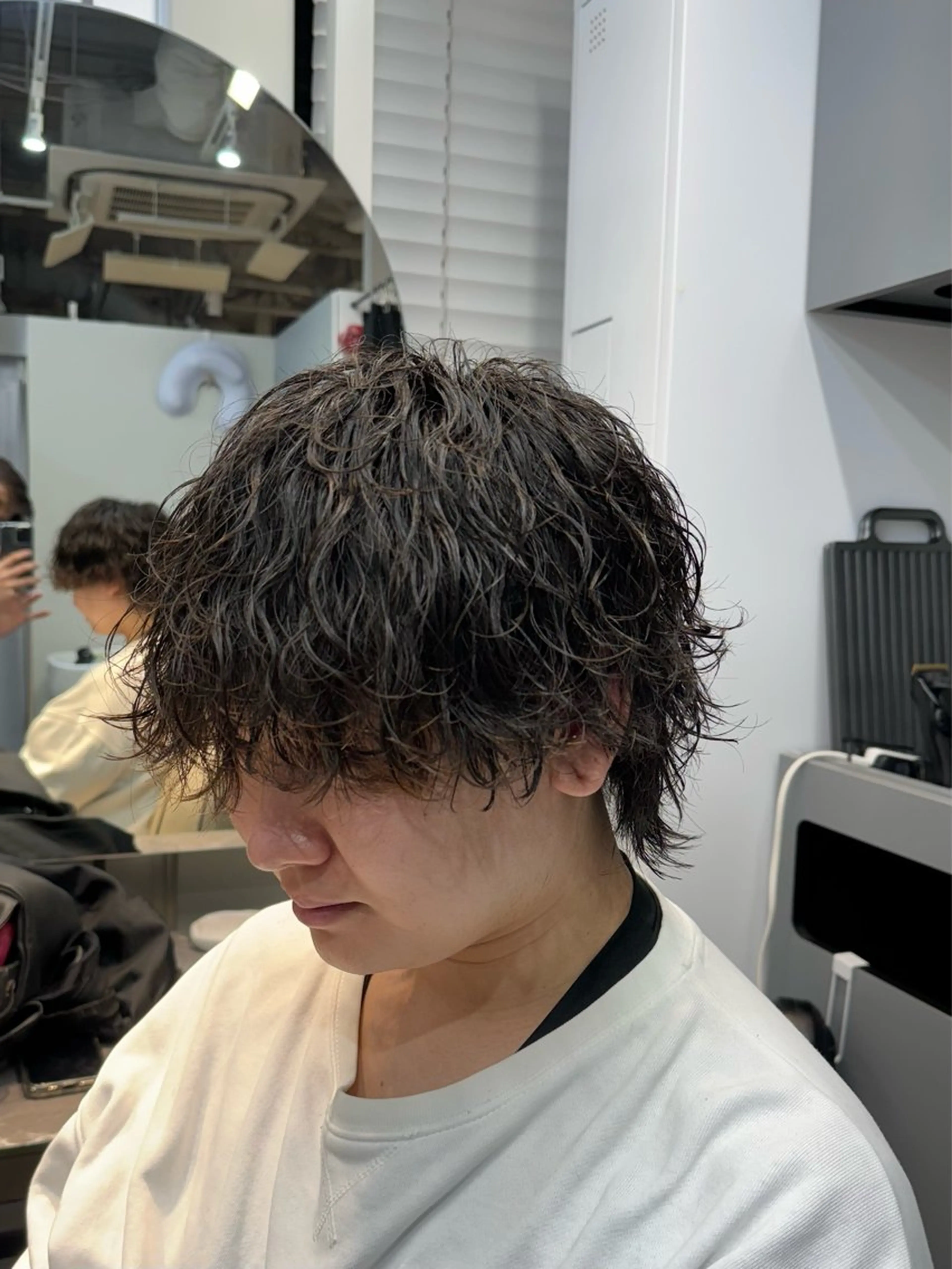 パーマ メンズ カット パーマ トリートメント ヘアセット 佐藤景流/髪質改善/ 艶髪/メンズのヘアスタイル