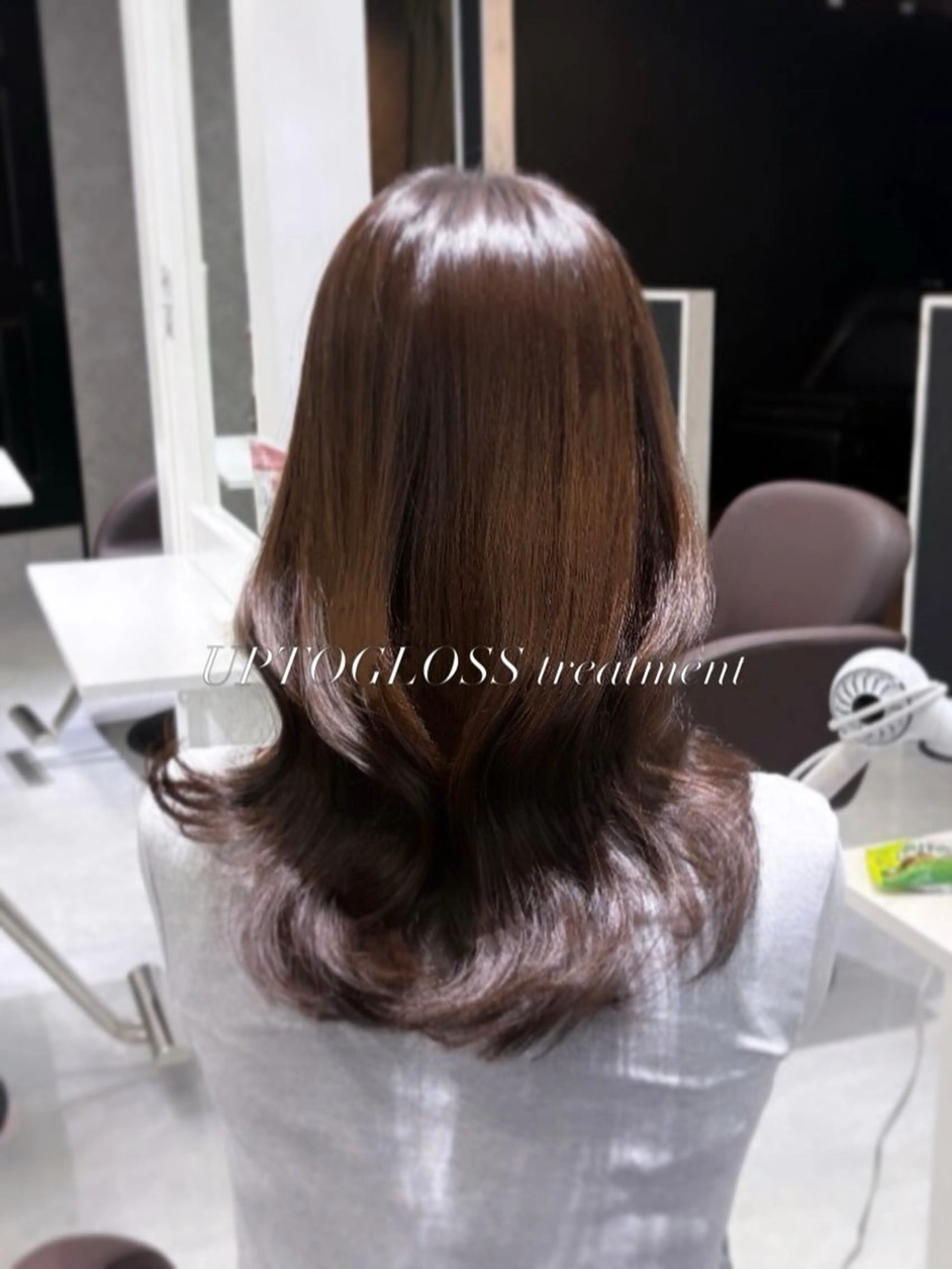 ミディアム カット ヘアカラー トリートメント あい❤︎ /髪質改善/韓国巻きのヘアスタイル