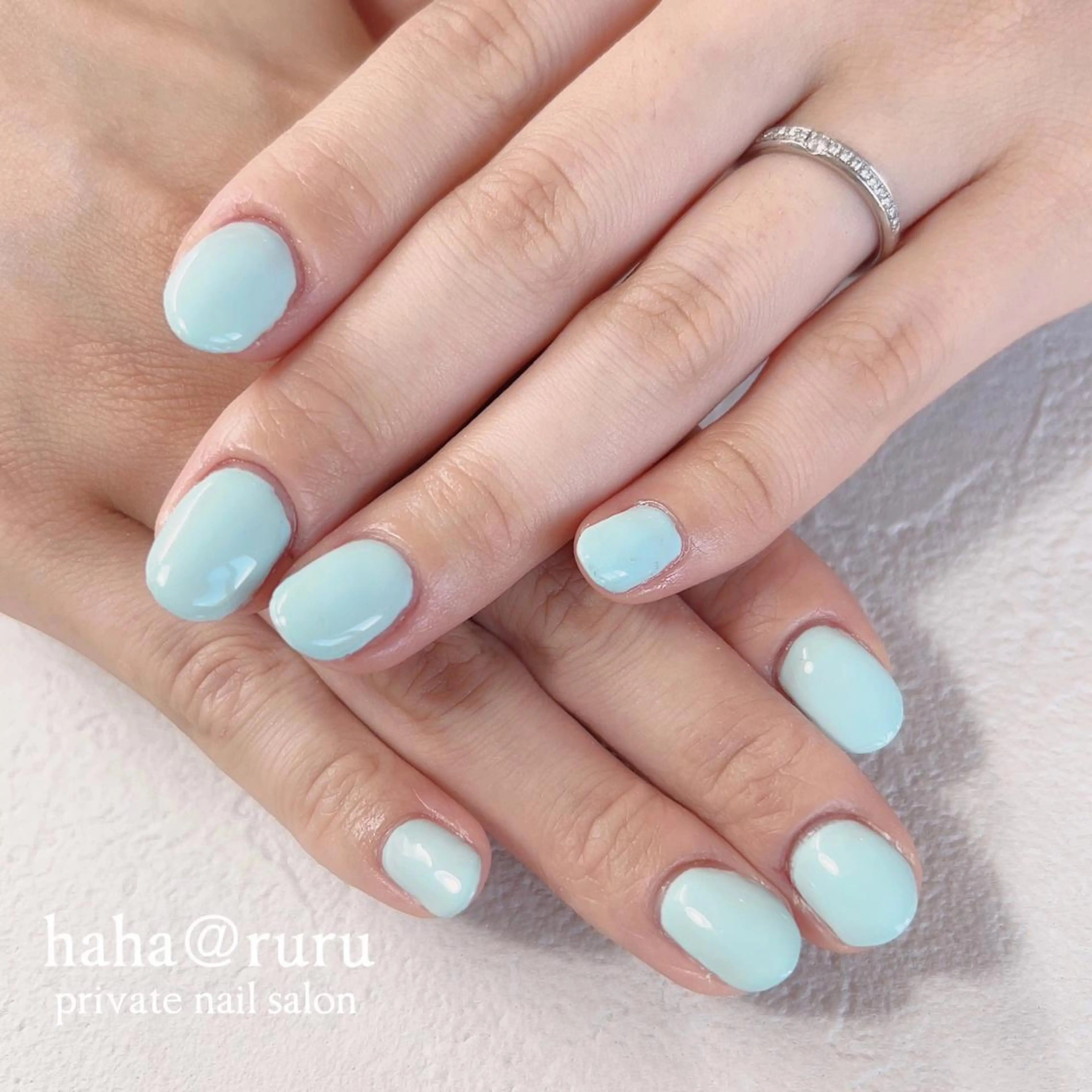 ネイル ワンカラーネイル haha@ ruruのネイルデザイン