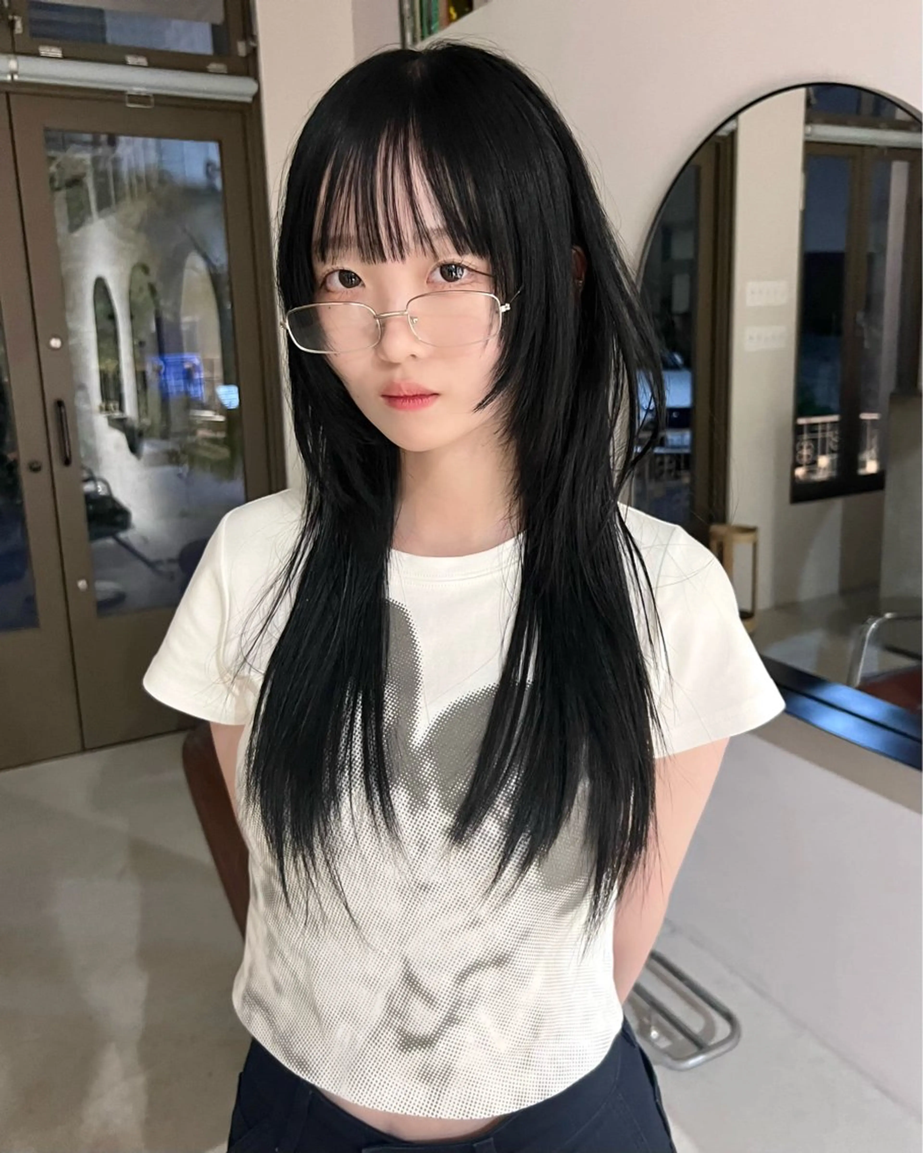 ロング ロングレイヤー レイヤーカット ロング 丹治 一輝ボブ/ショートのヘアスタイル