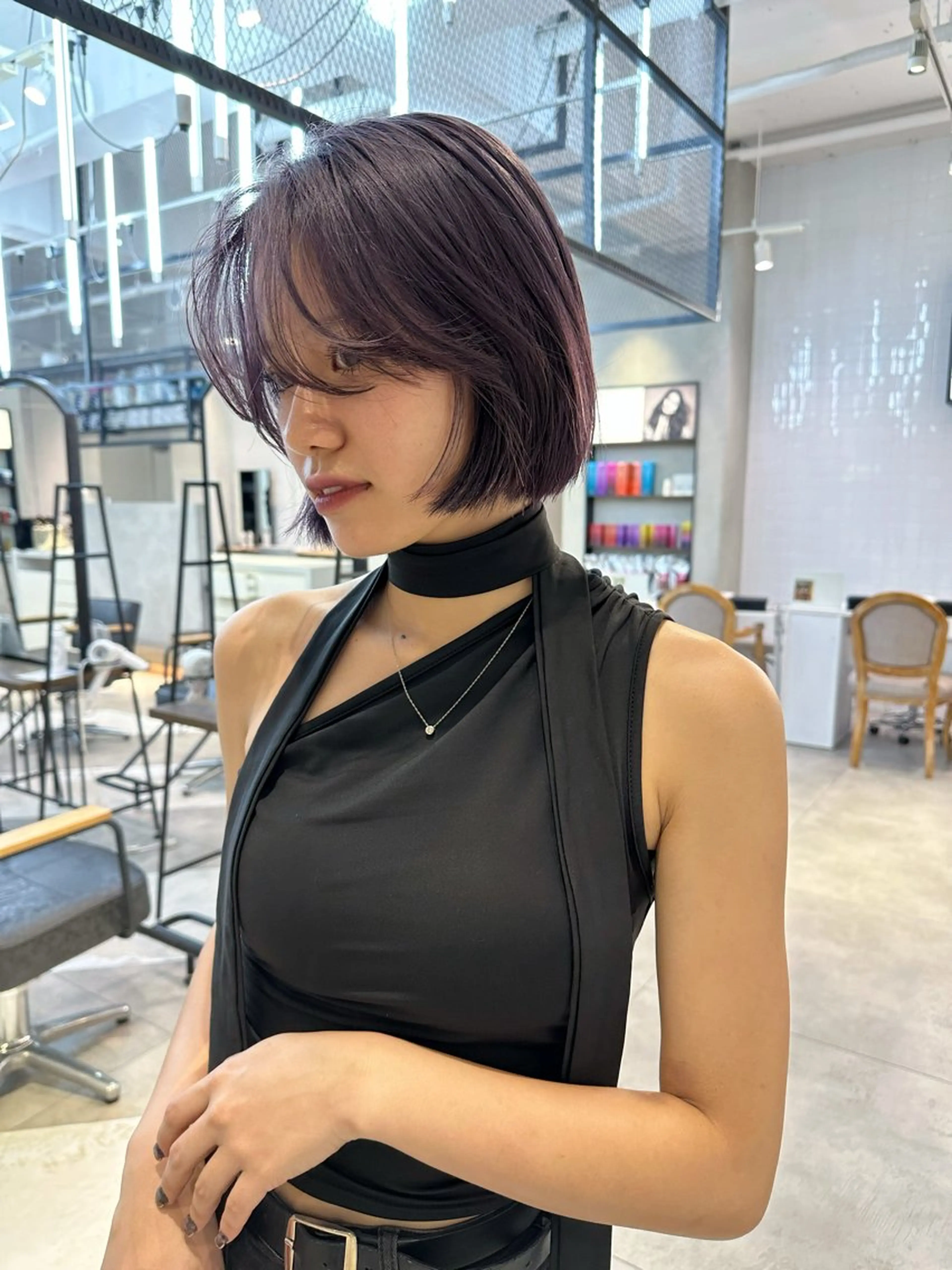 ショート カット ヘアカラー レイヤーカット カノン🩷のヘアスタイル