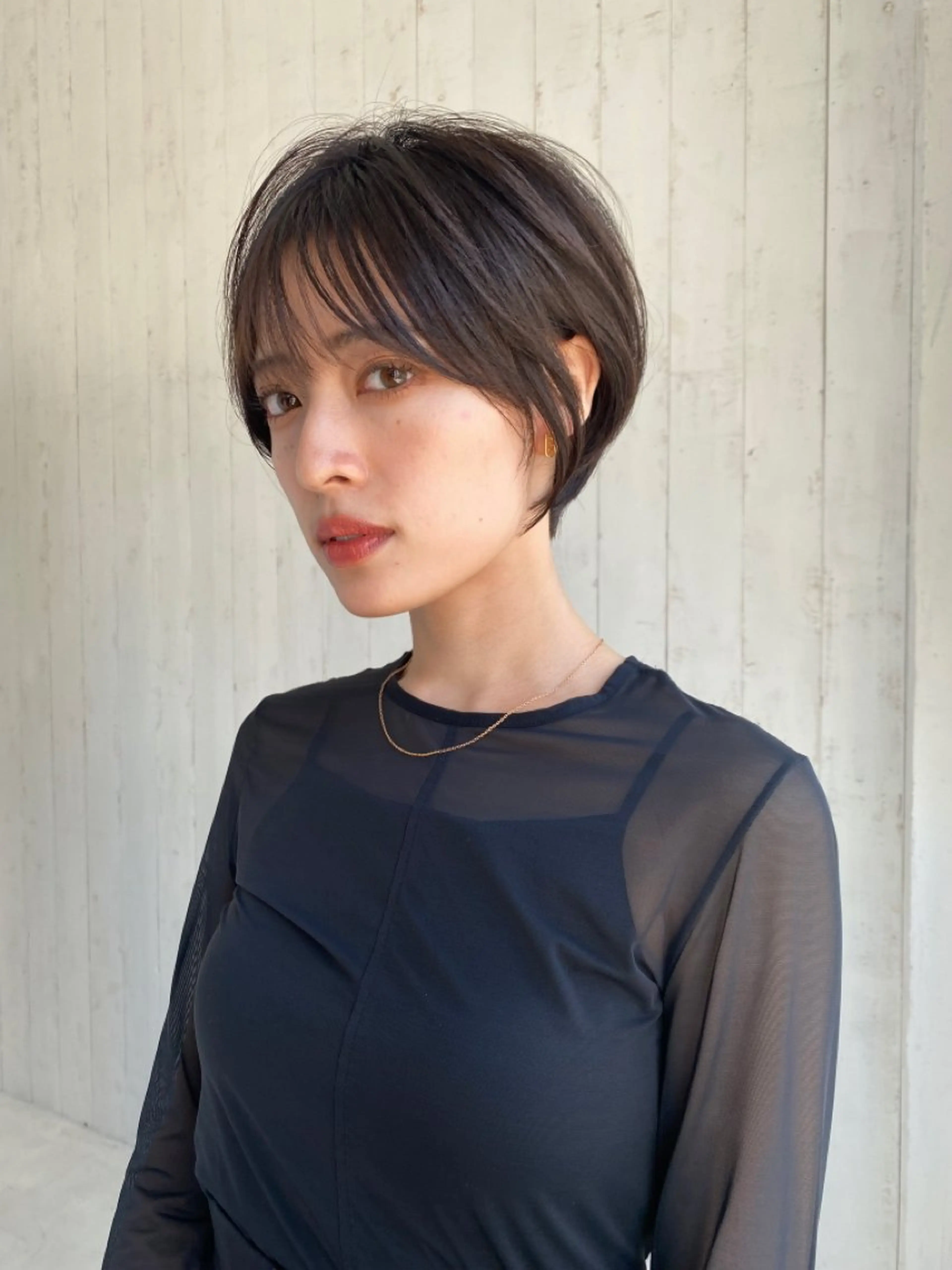 ショート レイヤー/ショート/ 山見陽のヘアスタイル