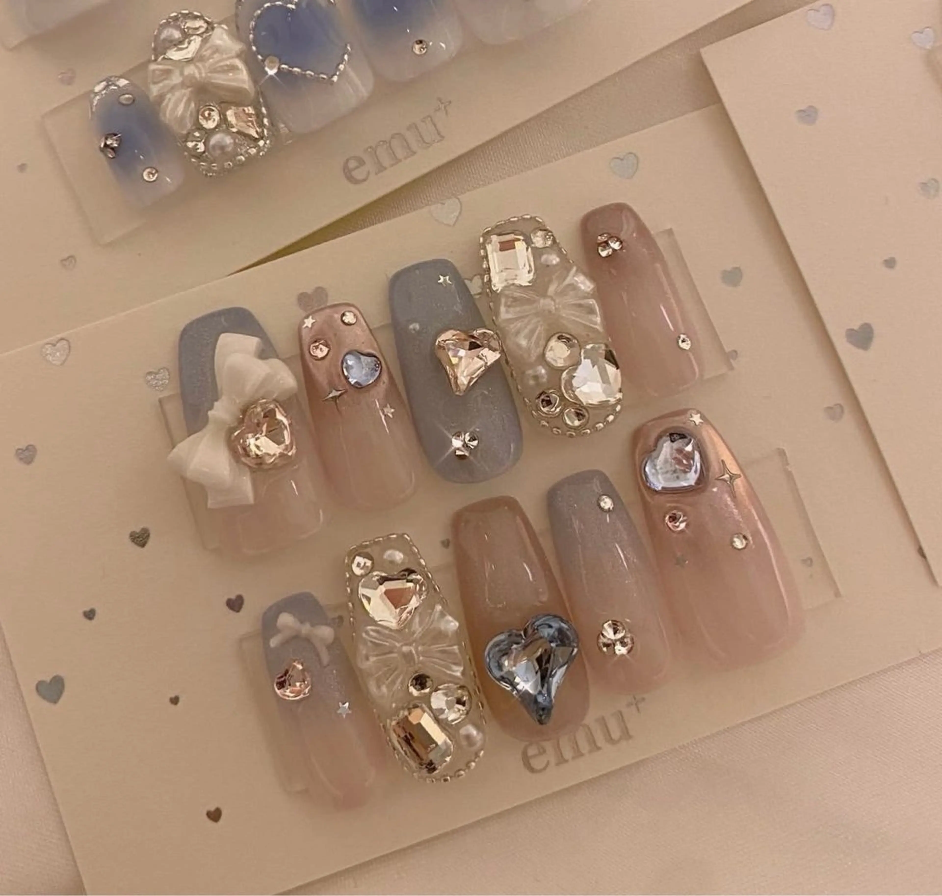 ネイル 韓国ネイル 持ち込み ニュアンスネイル ネイルチップ ハンドネイル TABI ANA.CHUOのネイルデザイン