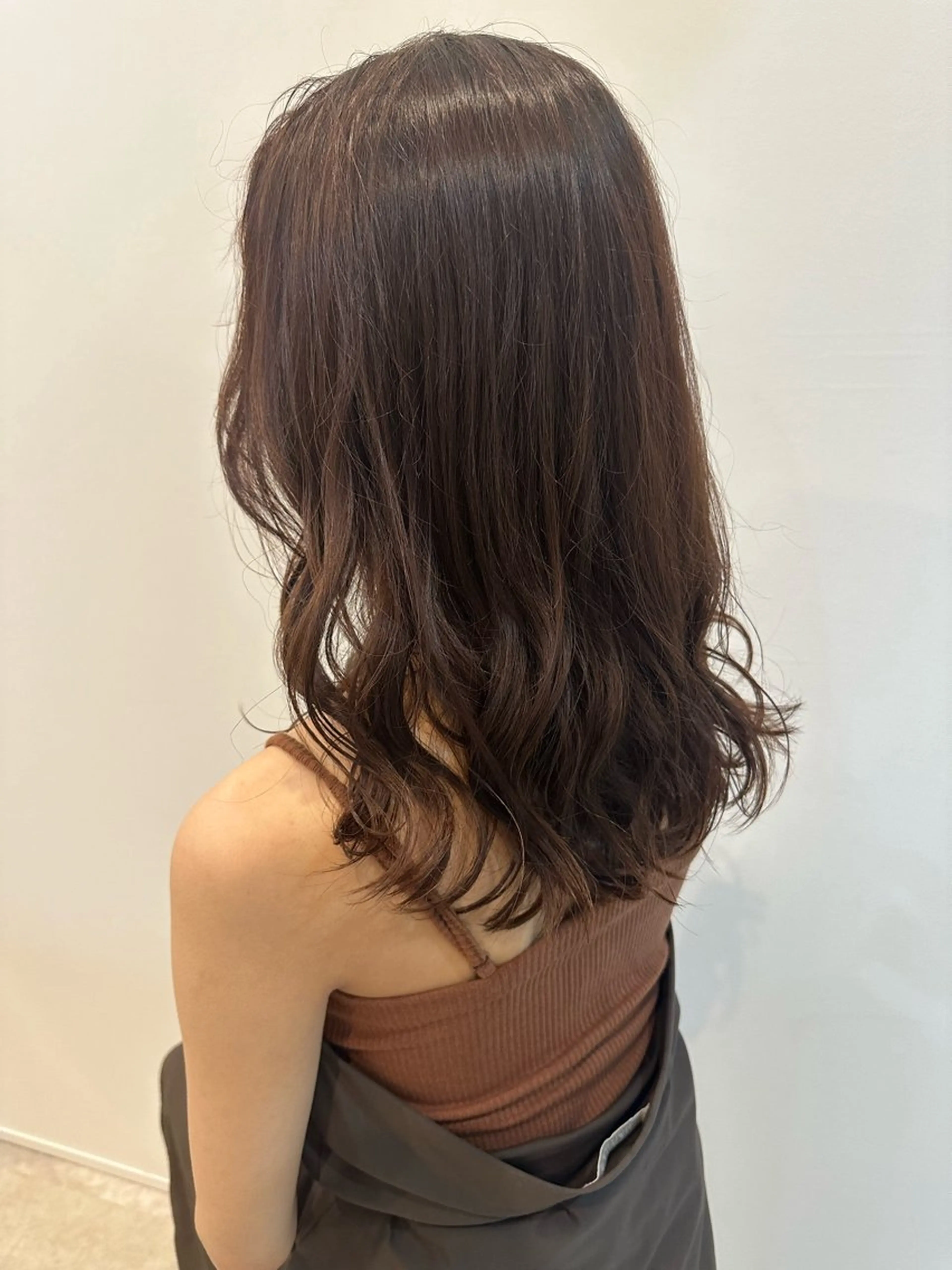 セミロング カラー レイヤー/ナチュラル 💐nao.のヘアスタイル