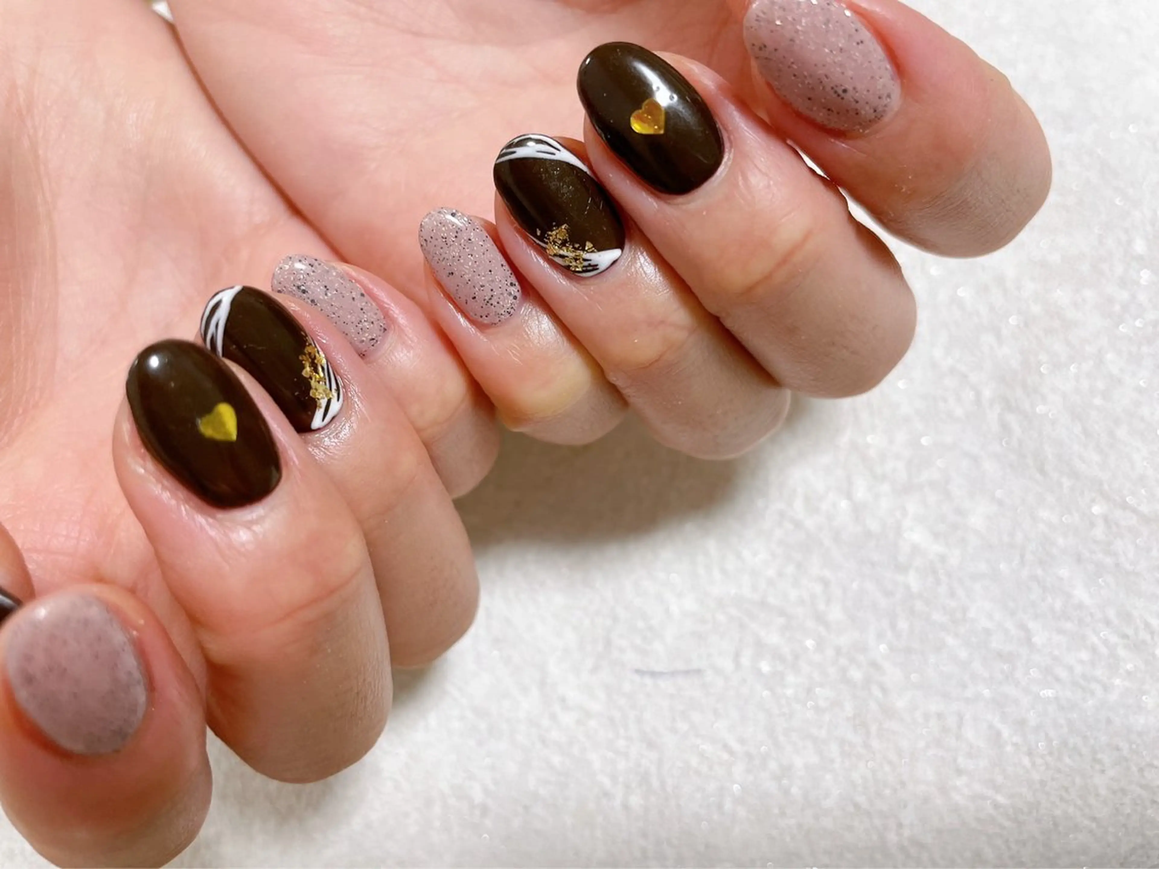 ネイル ジェルネイル 韓国ネイル メンズネイル パラジェル バレンタイン kiki nail たまプラーザのネイルデザイン