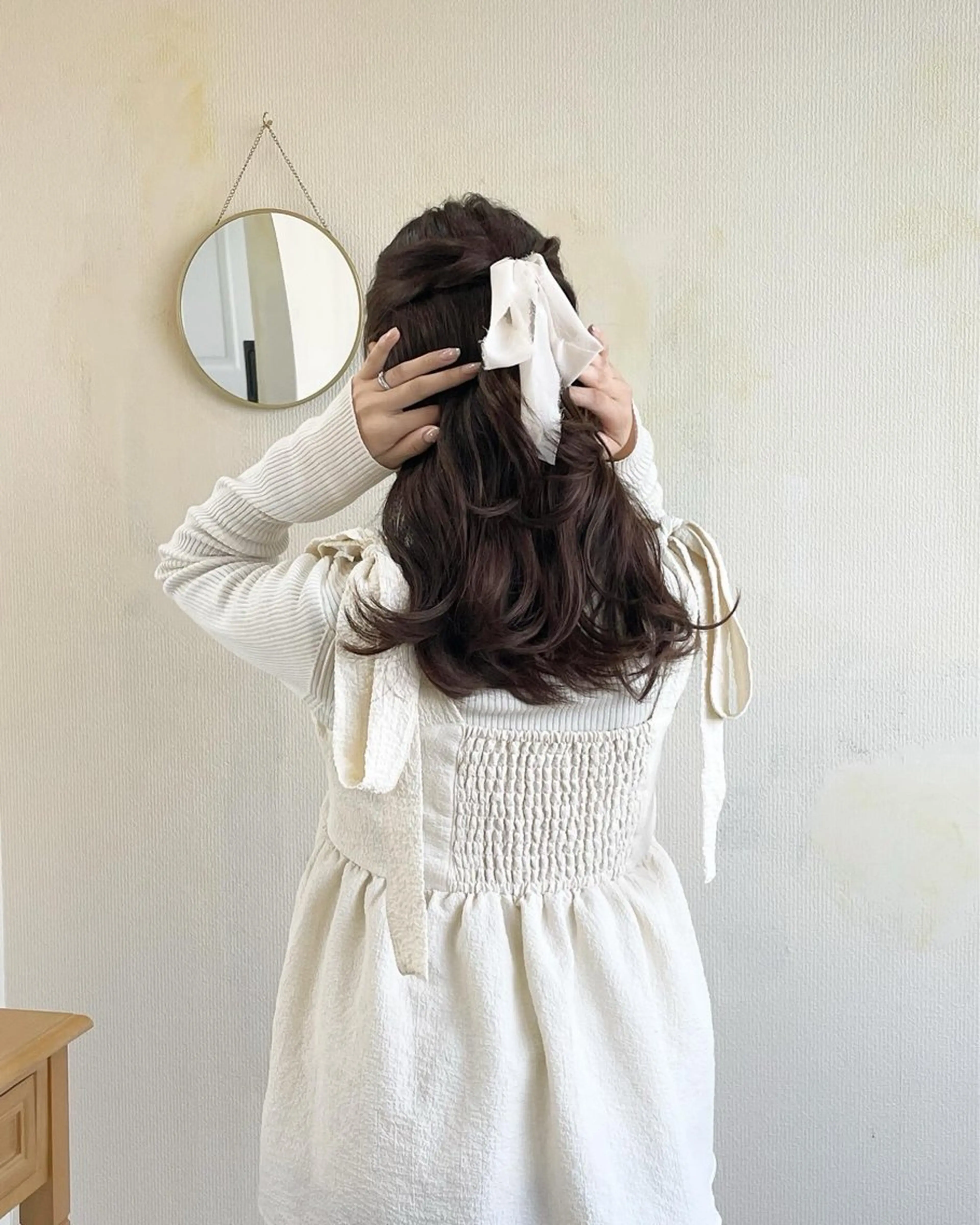 ロング カラー 🍋透け感カラー🍃 オリーブ🍐Kahoのヘアスタイル