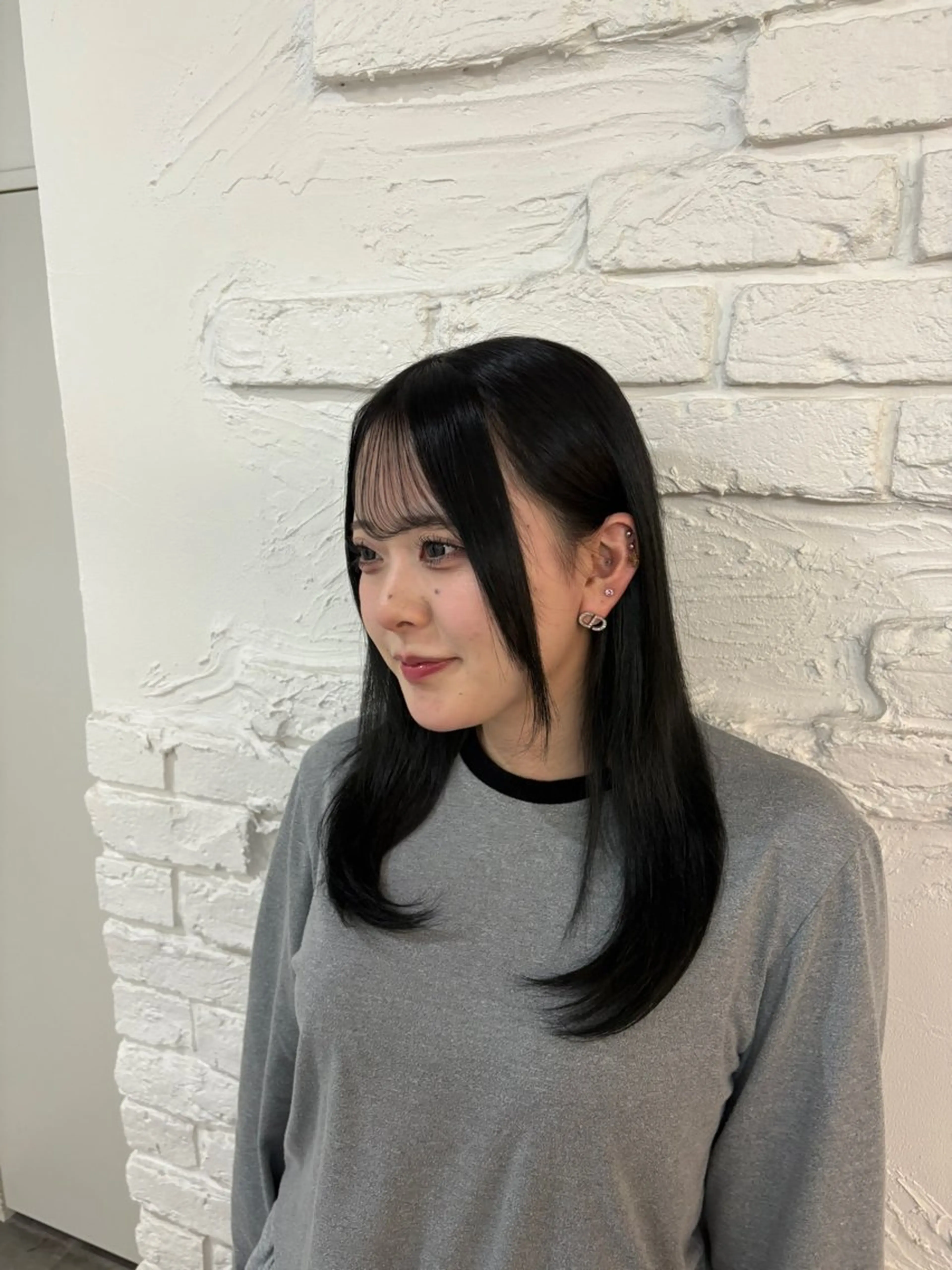 カラー パツボブ/レイヤー 西梅田/かえで🎀のヘアスタイル