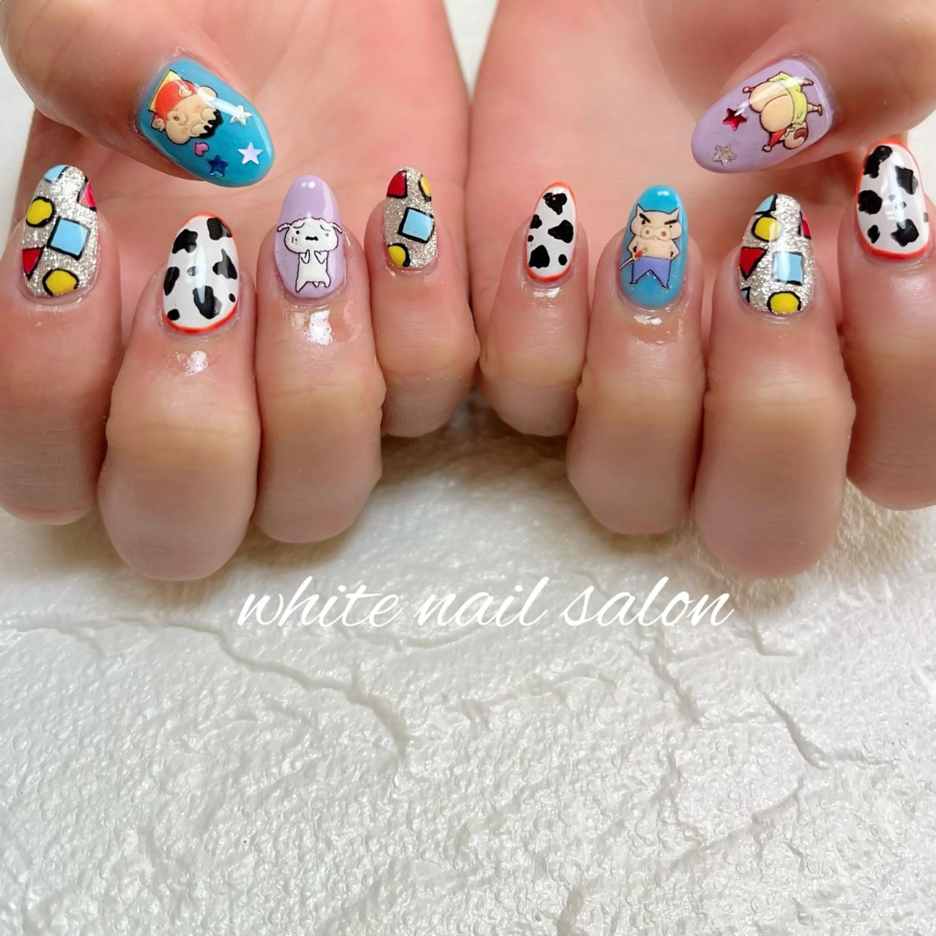 ネイル フットネイル ジェルネイル ハードジェル ラメ(グリッター) 持ち込み ハンドネイル white nail salonのネイルデザイン