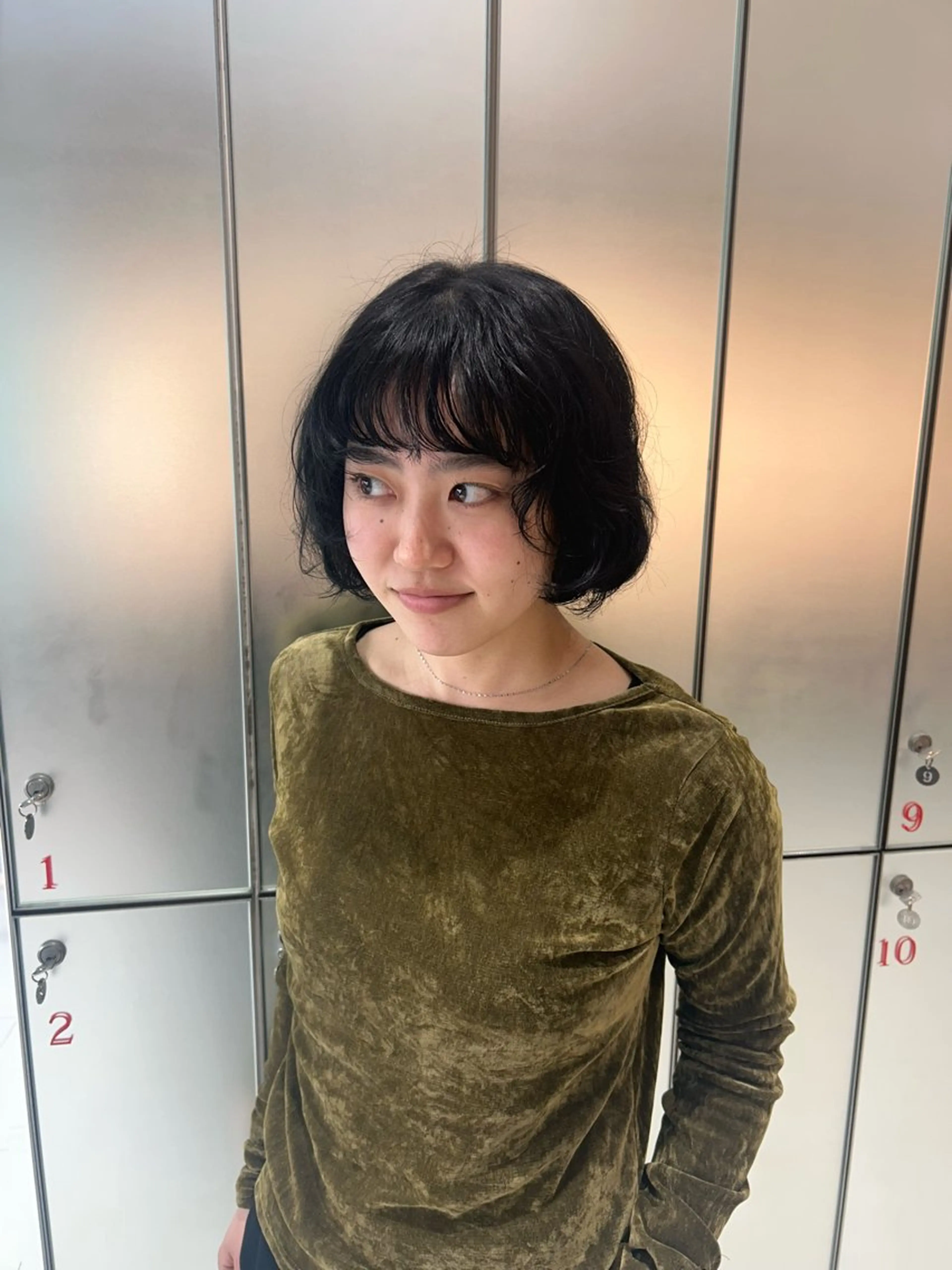 ショート 山﨑 ちなつのヘアスタイル