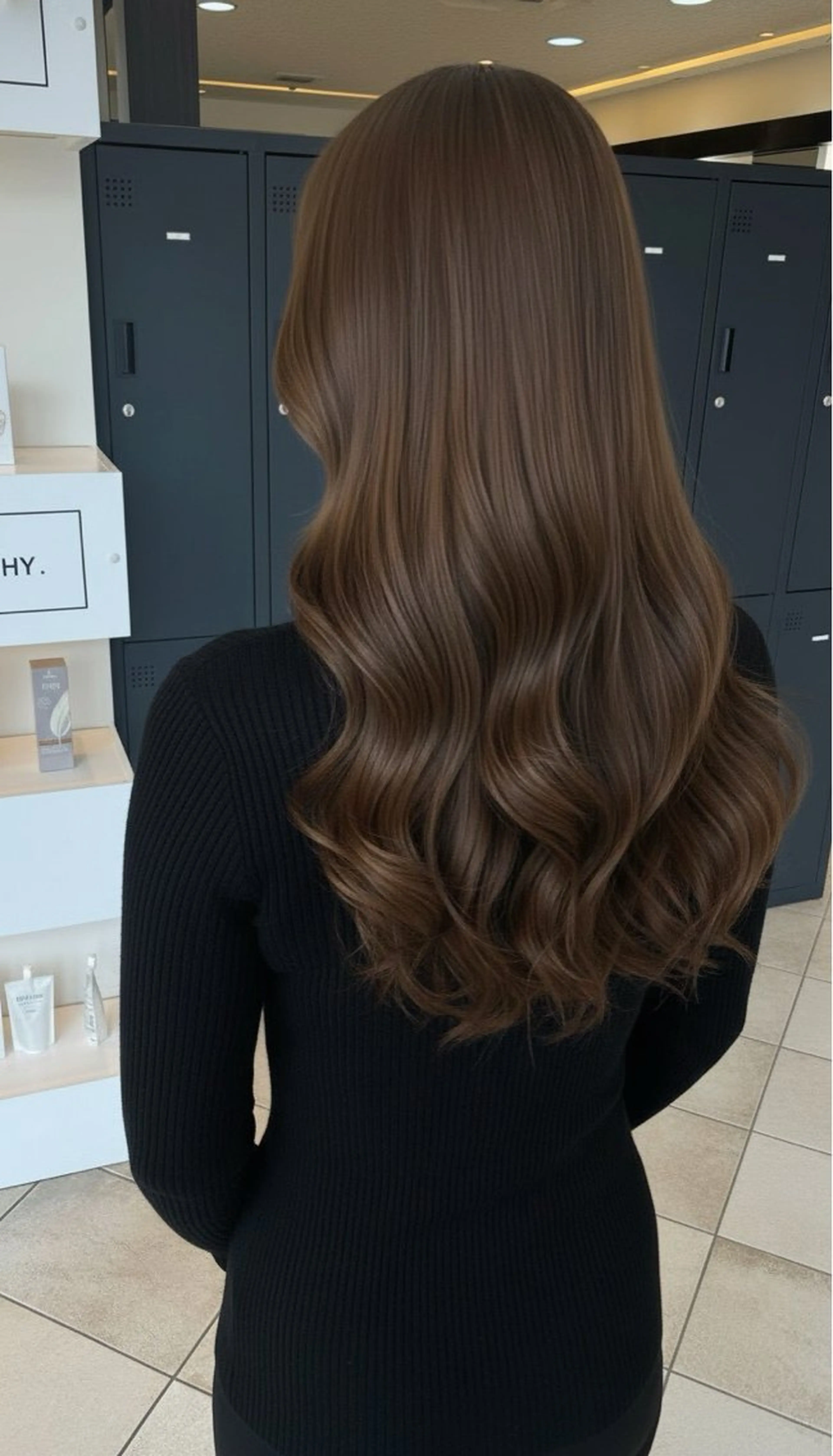 ロング 𝗠𝗜𝗞𝗨︎ ︎✦︎.ワンカラーのヘアスタイル