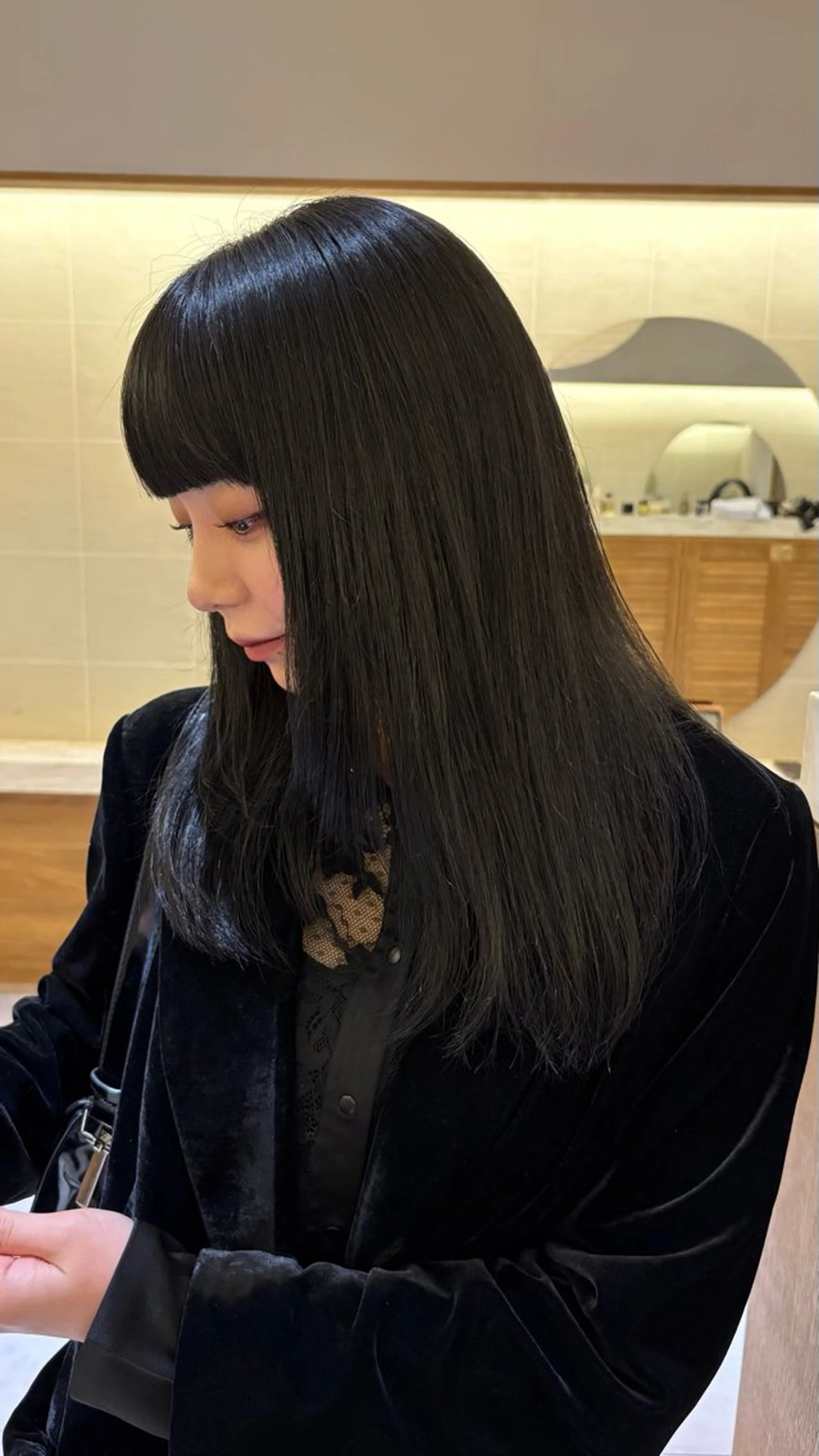 ロング カラー 《無料カットモデル / perm》ナミのヘアスタイル