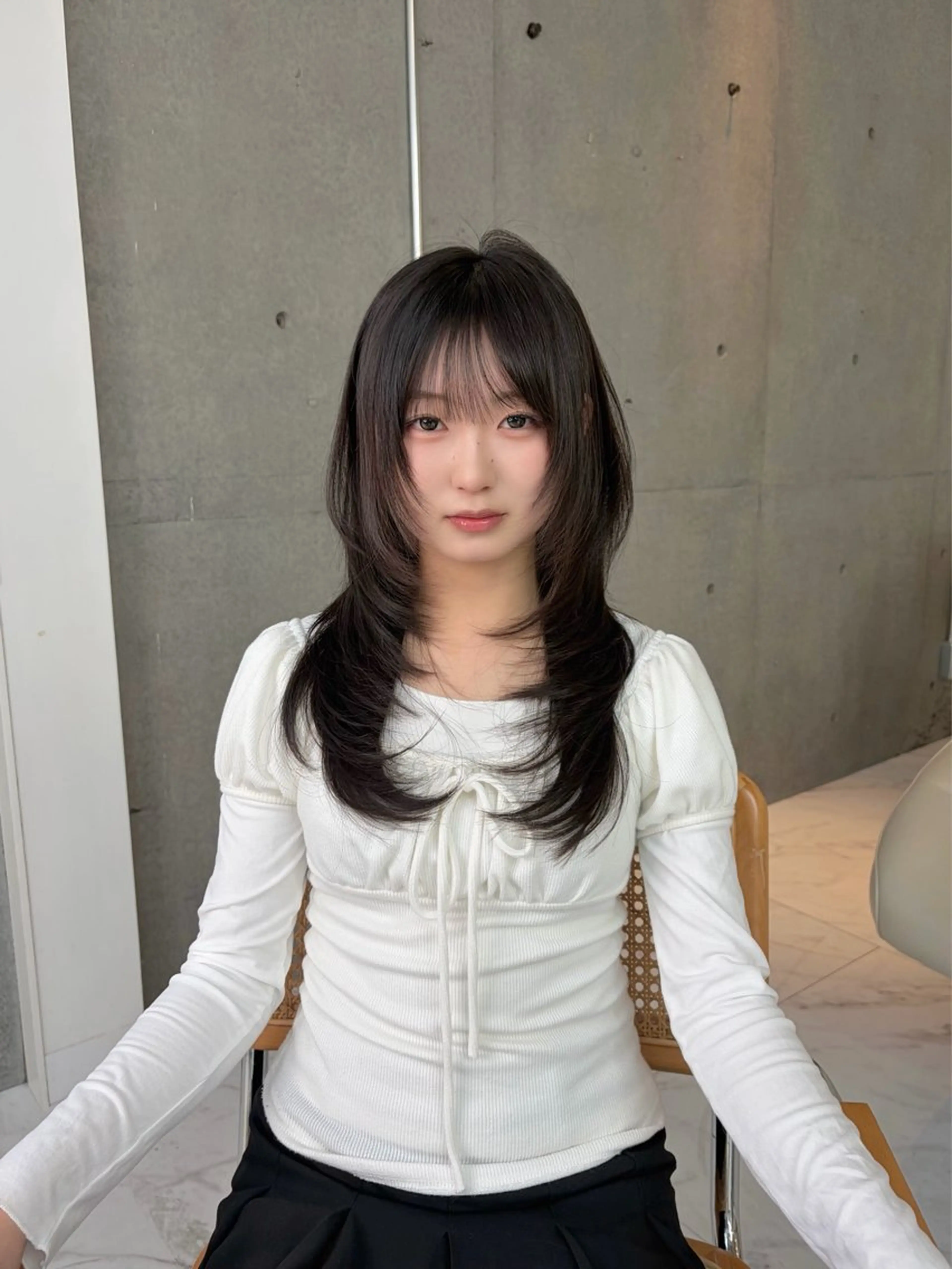 セミロング kusada toshiのヘアスタイル