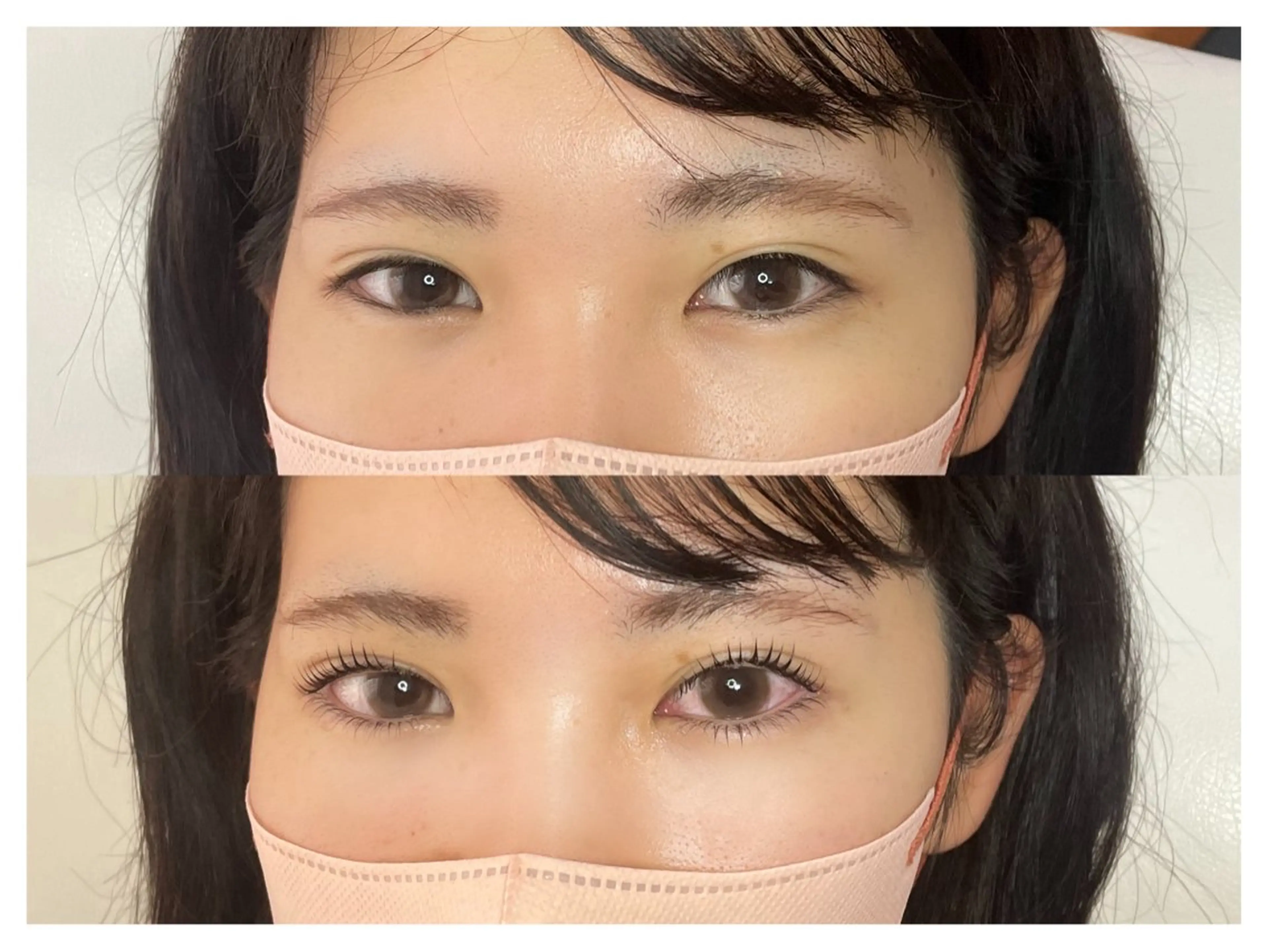 マツエク・マツパ 束感まつ毛 韓国風マツエク パリジェンヌラッシュリフト まつげパーマ 下まつげエクステ モテ眉No1🎀 sayaka.nの眉毛・アイブロウイメージ