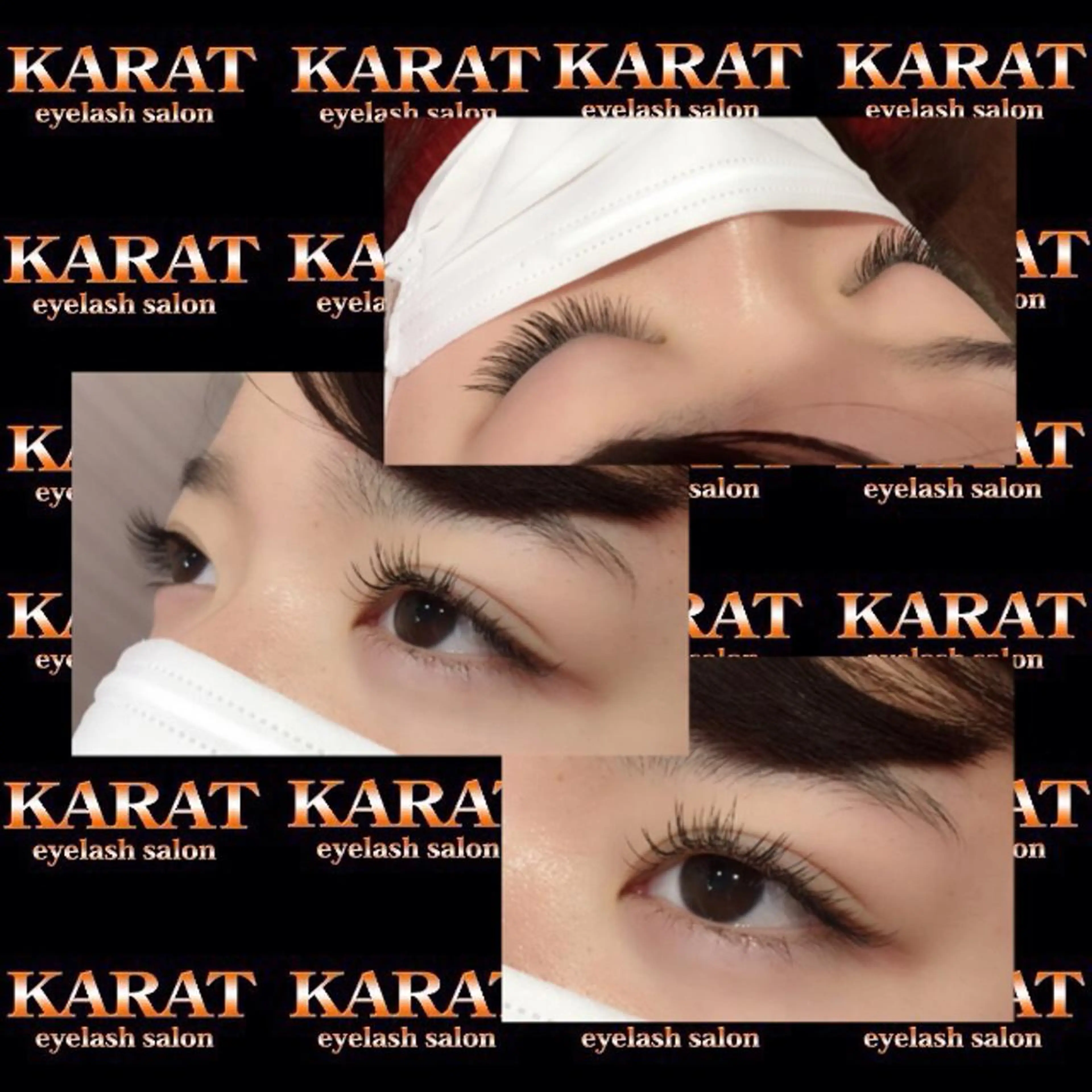 マツエク・マツパ フラットラッシュ Jカール ★KAEDE★伊勢崎 【KARAT】のマツエク・マツパデザイン