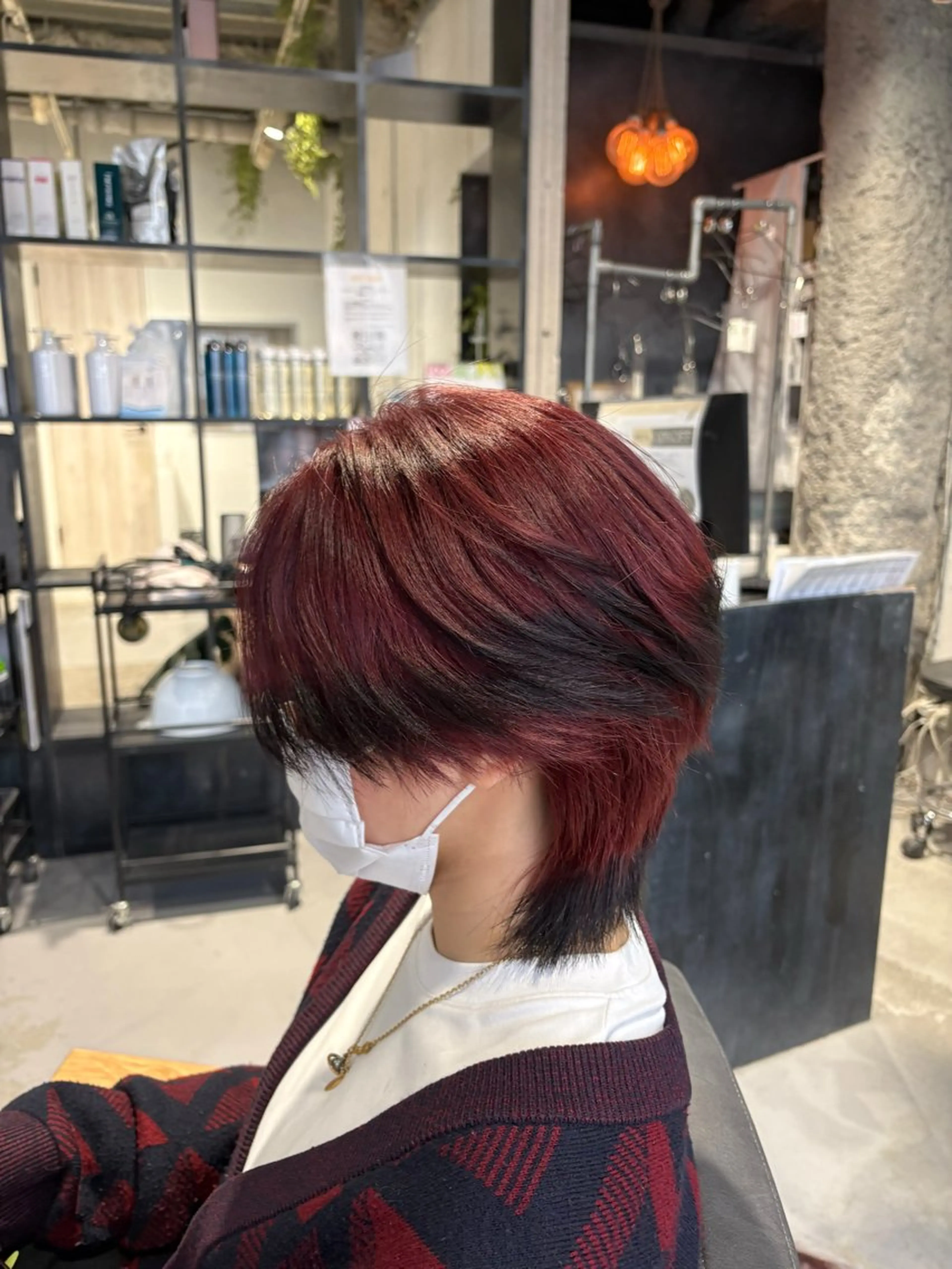 ショート カラー メンズ ヘアカラー トリートメント メンズ/ハイトーン 【yoshiki】のヘアスタイル