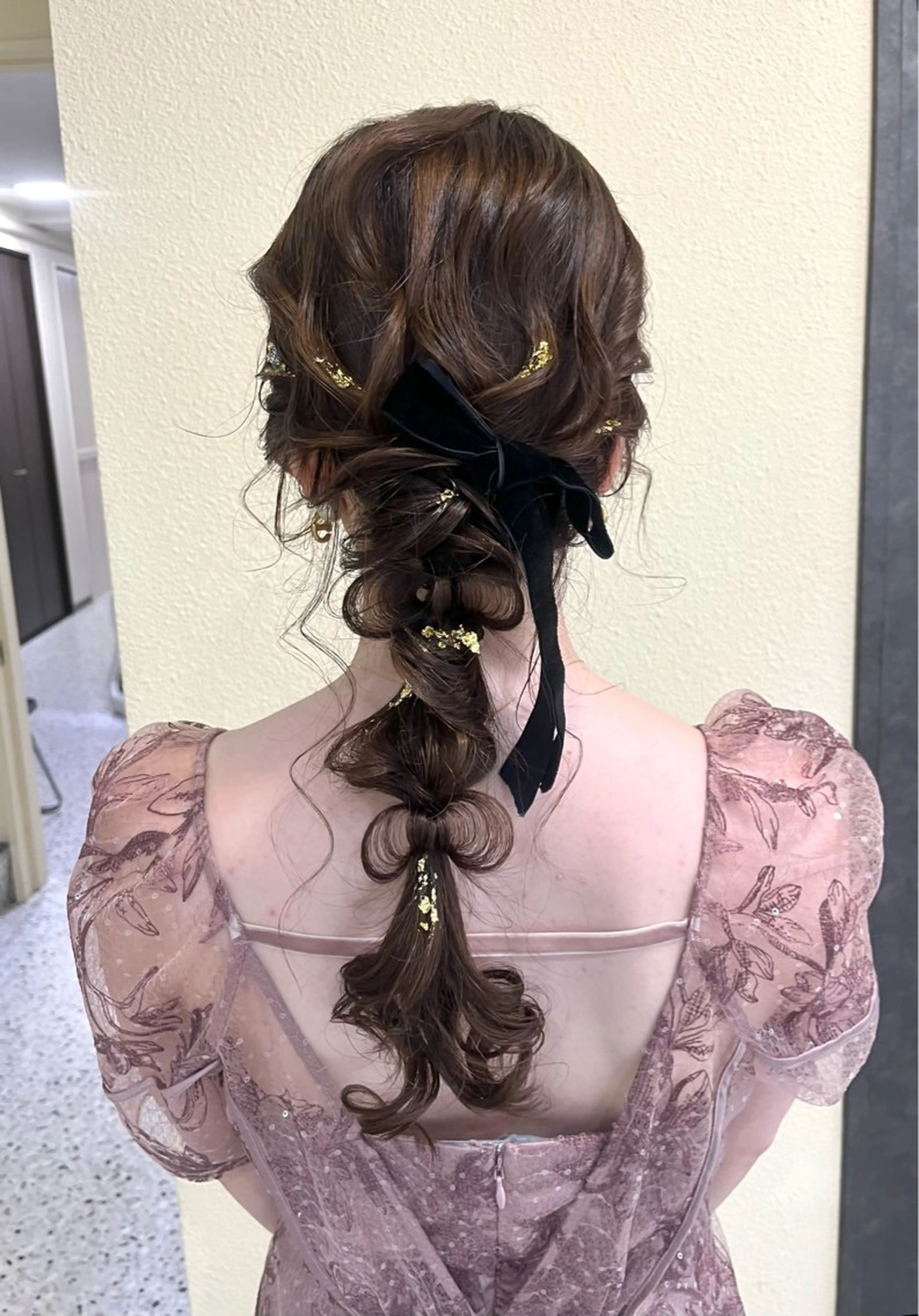 ヘアアレンジ ヘアセット Mila Akariのヘアスタイル