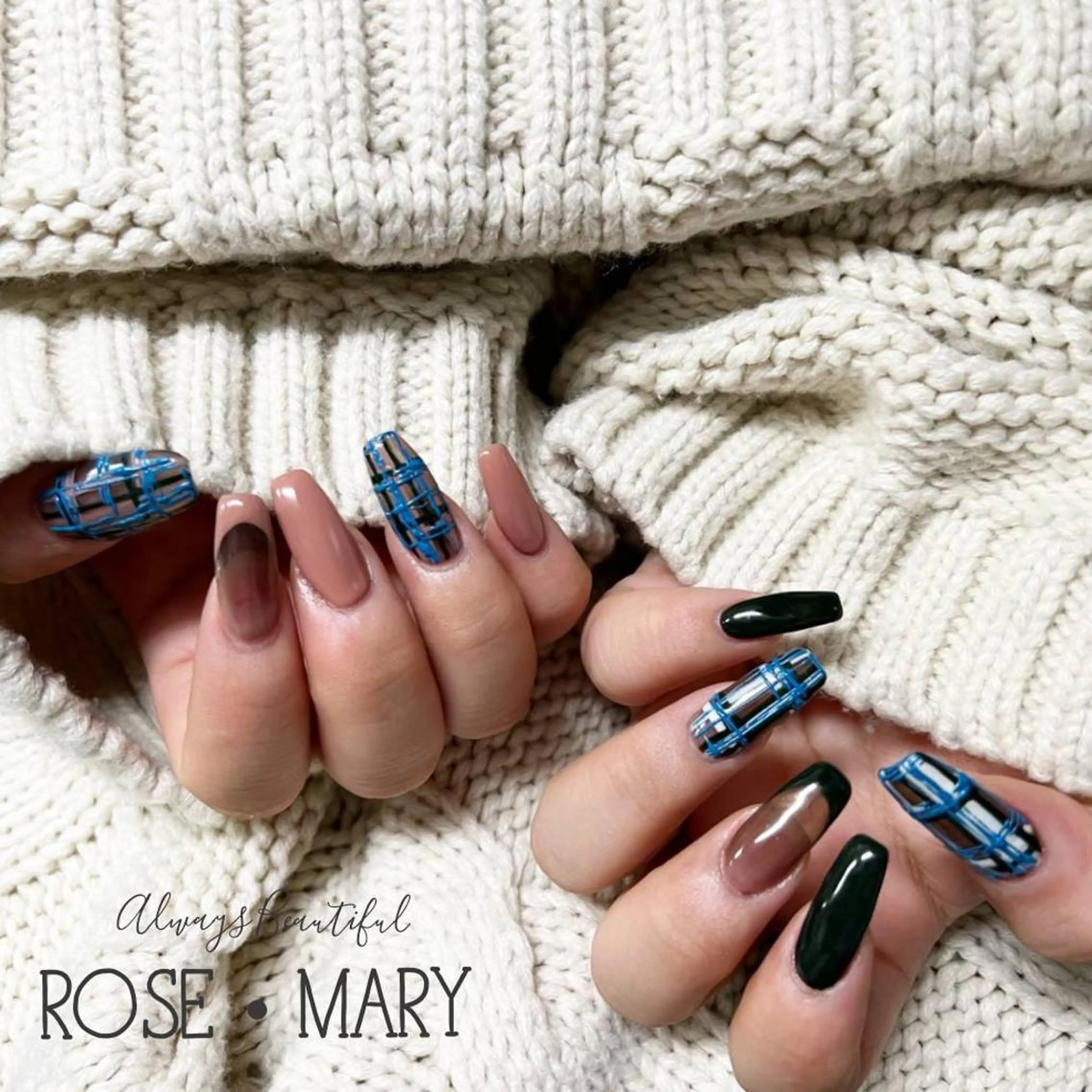 ネイル ハンドネイル ROSE・ MARY 鈴木のネイルデザイン