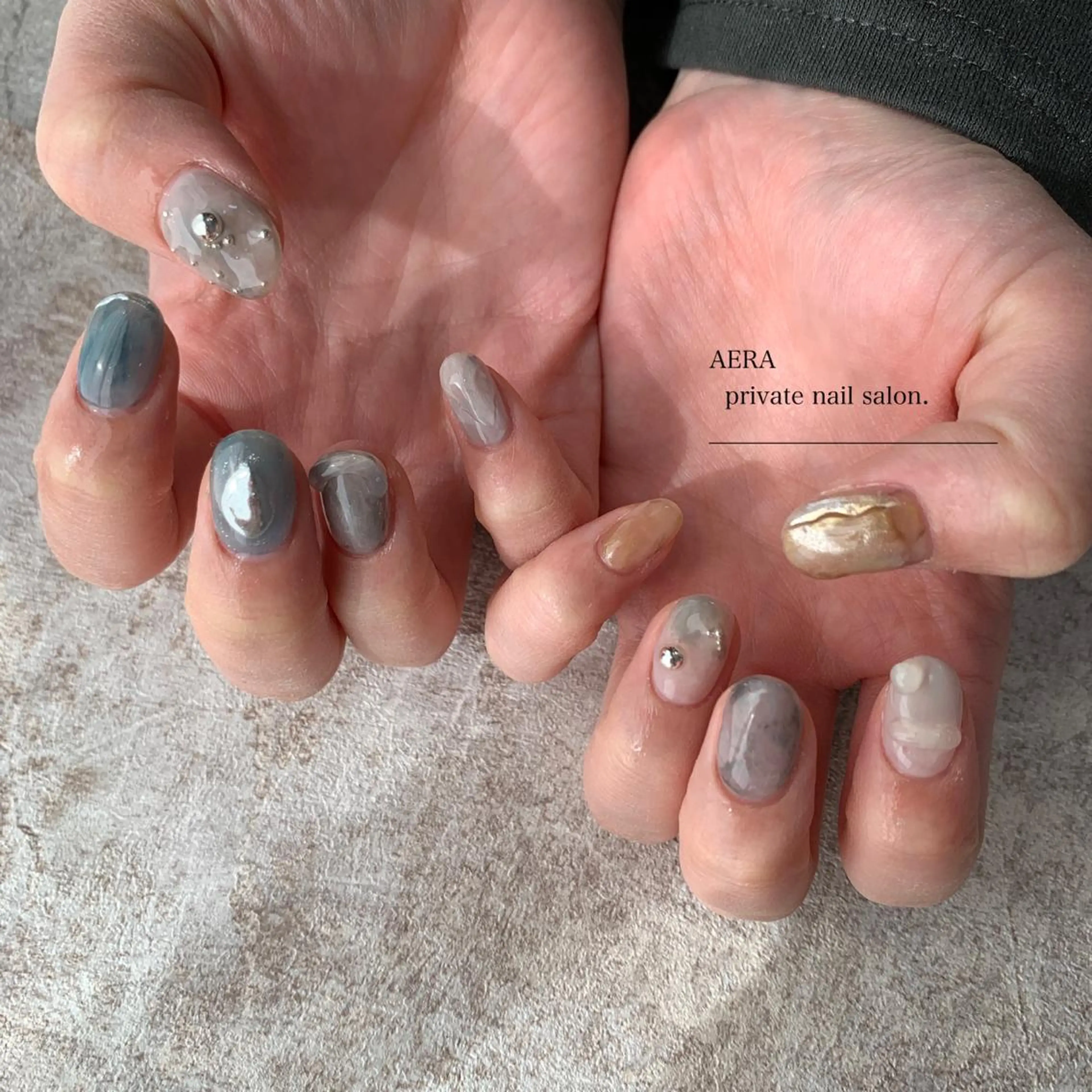 ネイル AERA nail shino🐱⸝꙳のネイルデザイン