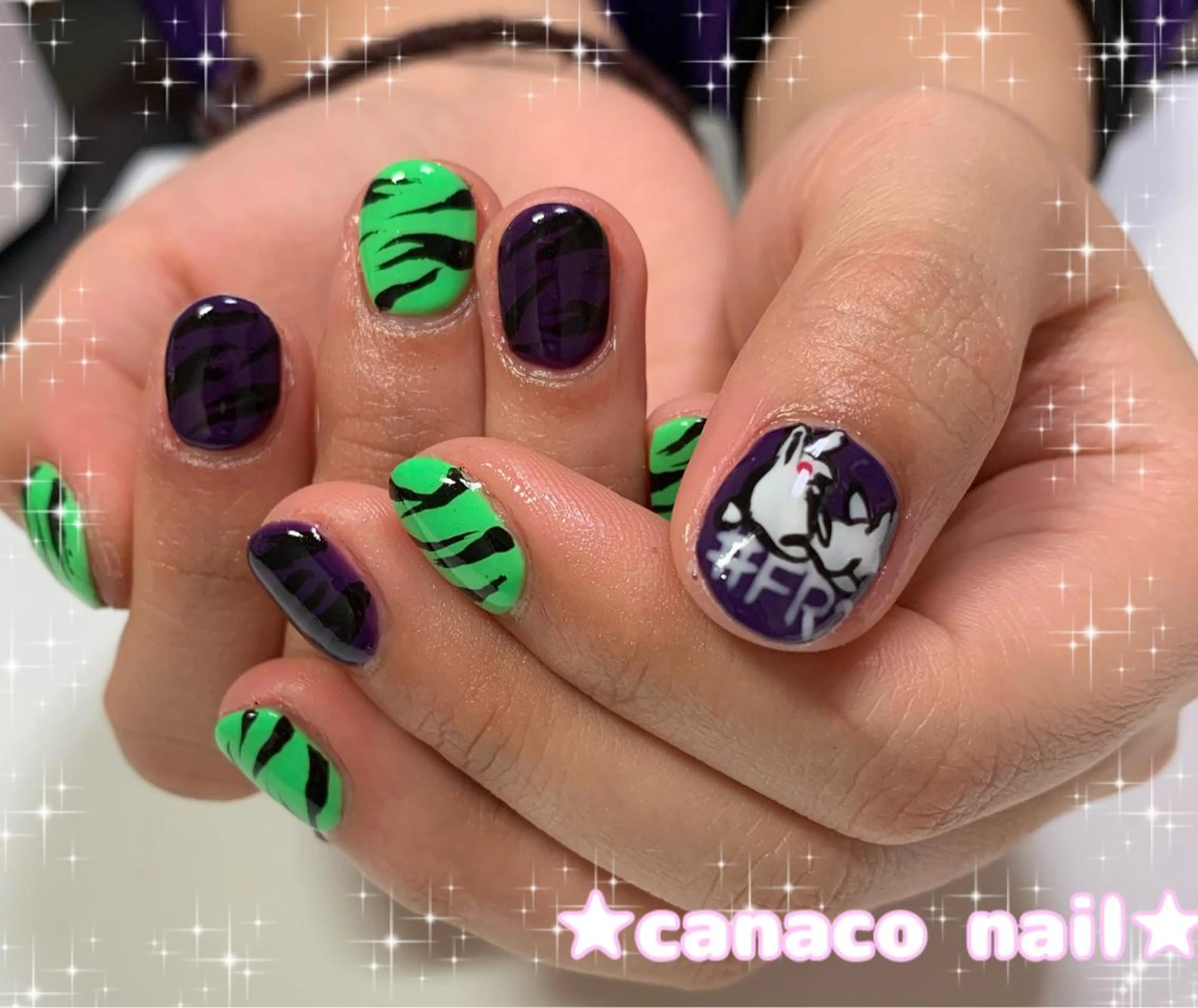 ネイル アートネイル ジェルネイル パラジェル ストーンネイル ベテランネイル cnc  nailのネイルデザイン