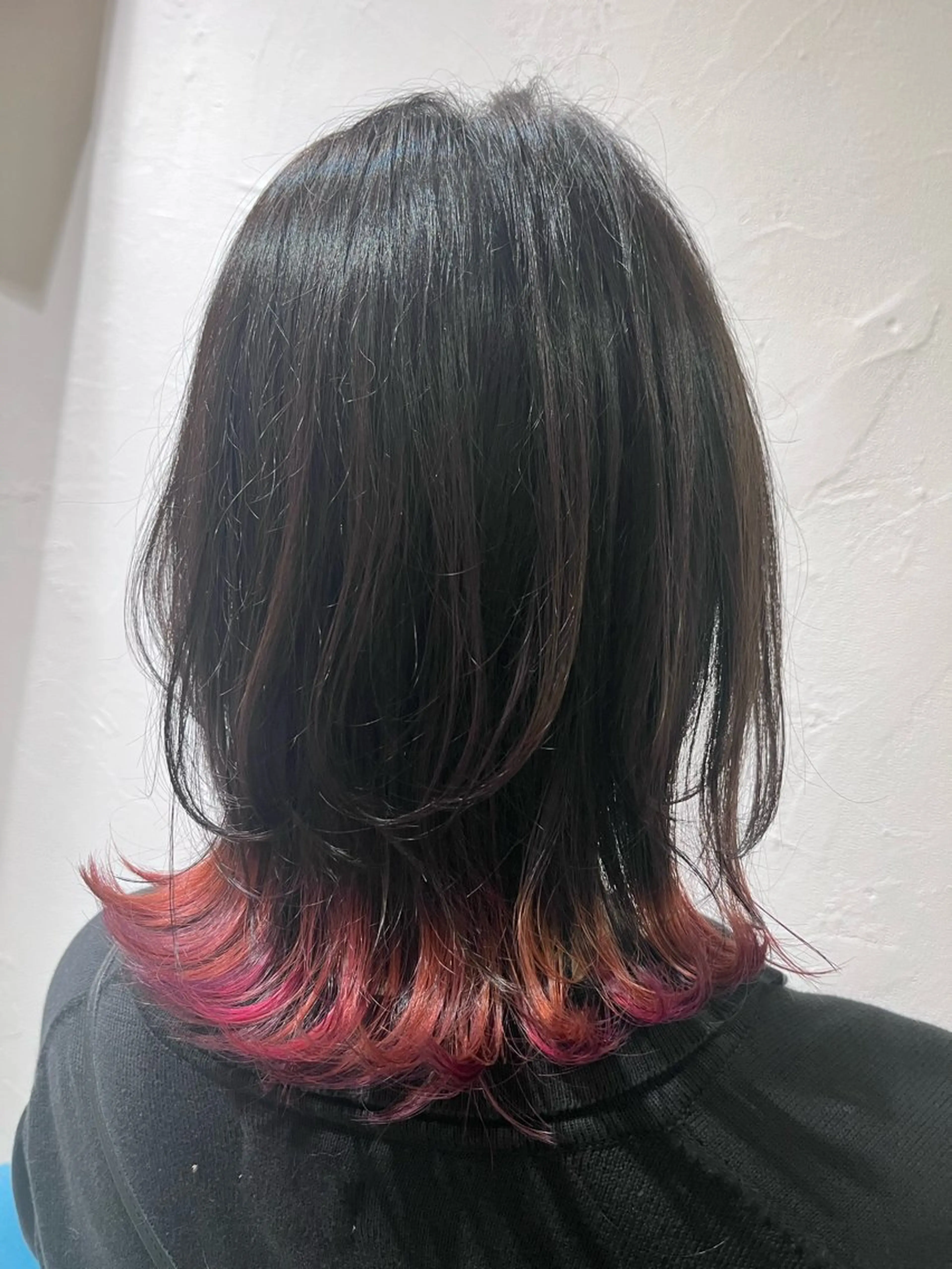 ミディアム カラー インナーカラー レイヤーカット カット ヘアカラー トリートメント 美容室stadium 横田ジュンコのヘアスタイル