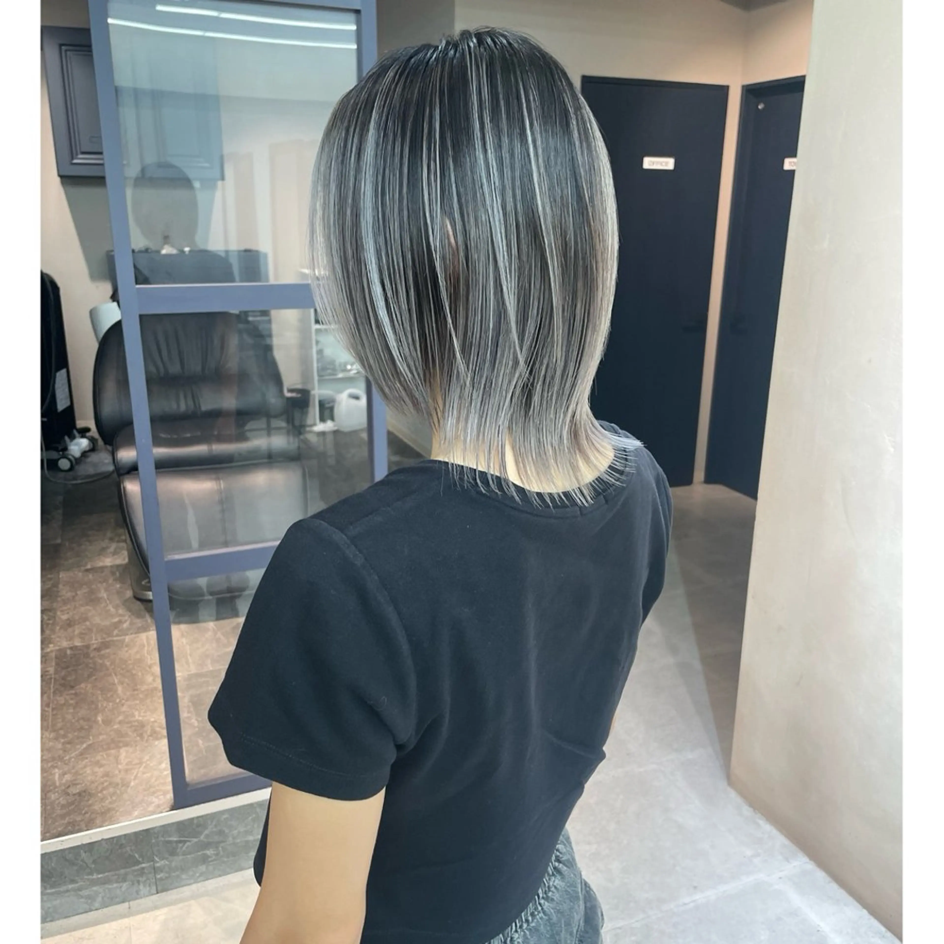 ミディアム カラー カット ヘアカラー トリートメント 奥山義進/大宮 /ダブルカラーのヘアスタイル