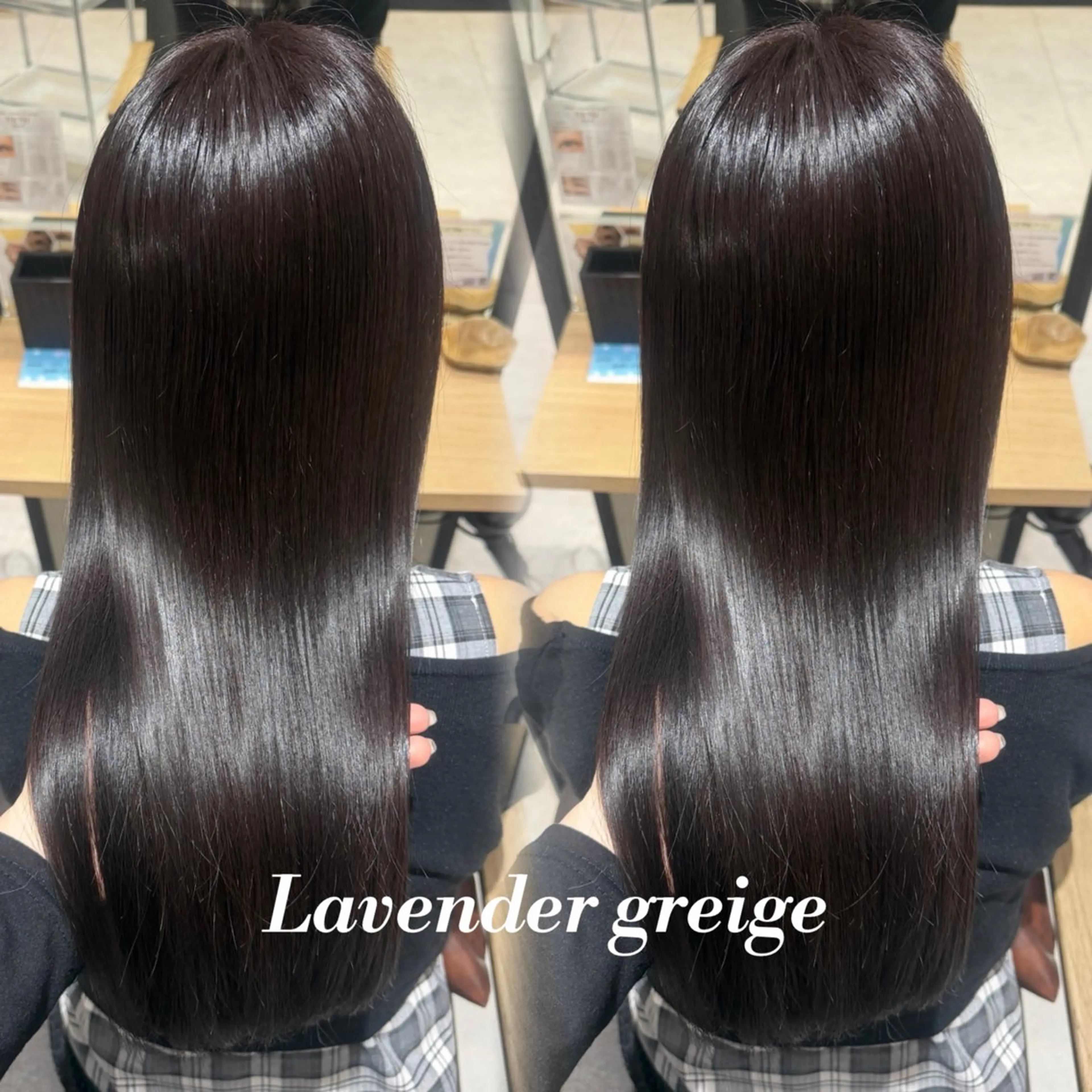 セミロング カラー ヘアカラー トリートメント FUKA 🎀🩶のヘアスタイル