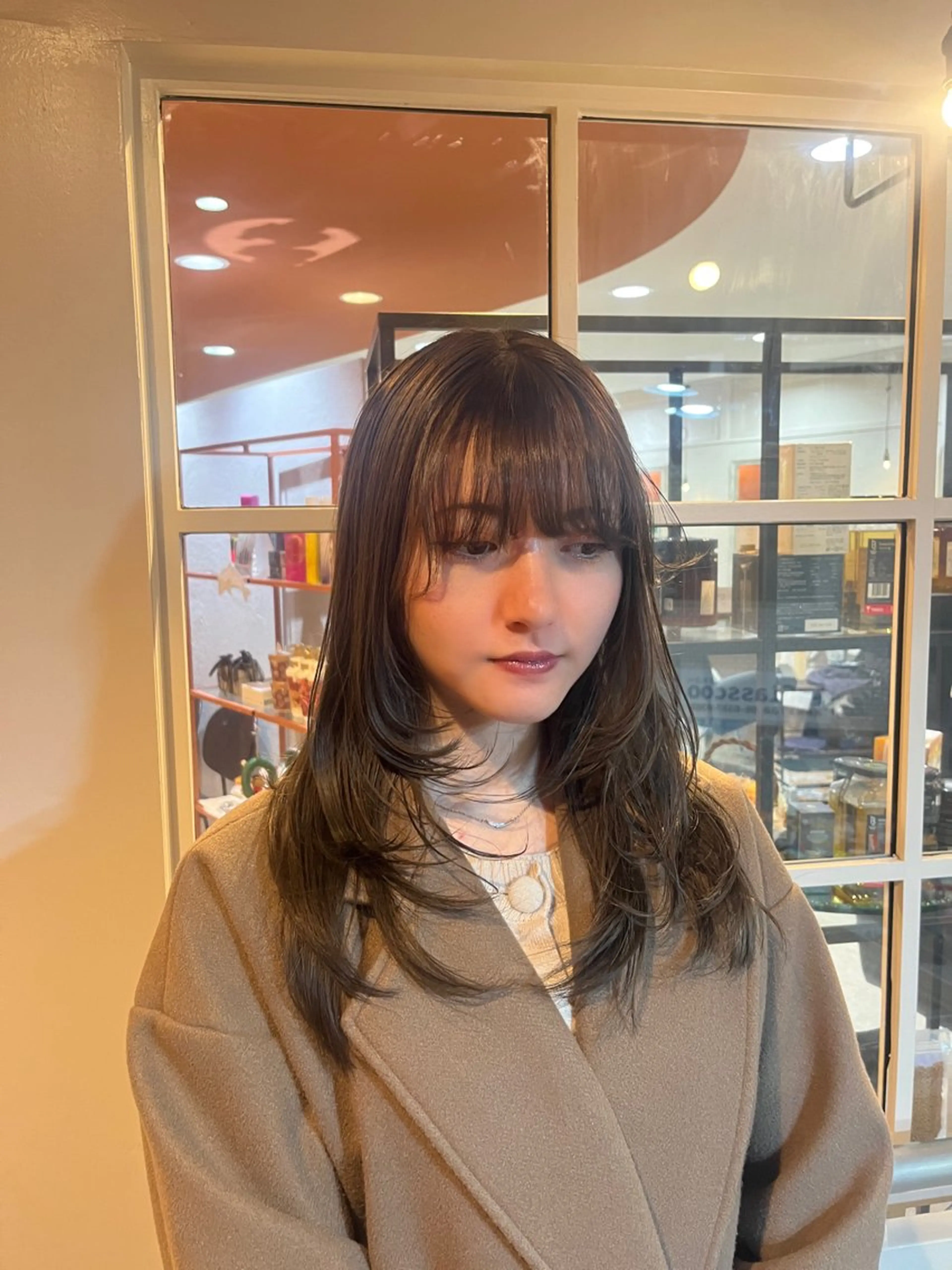 ロング カラー Shion/ レイヤー/髪質改善のヘアスタイル