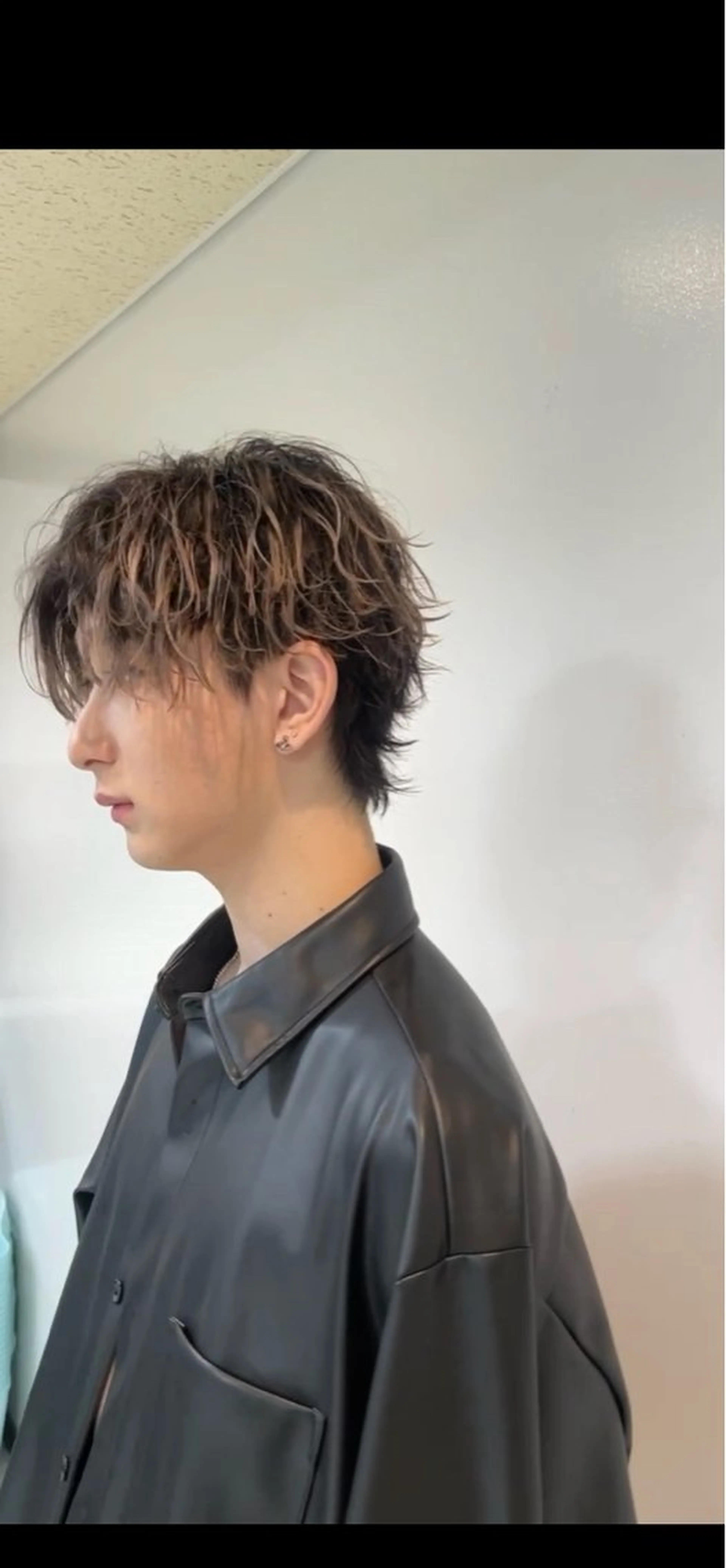 パーマ メンズ カット パーマ トリートメント メンズカット🍏/ メンズパーマ/涼太のヘアスタイル