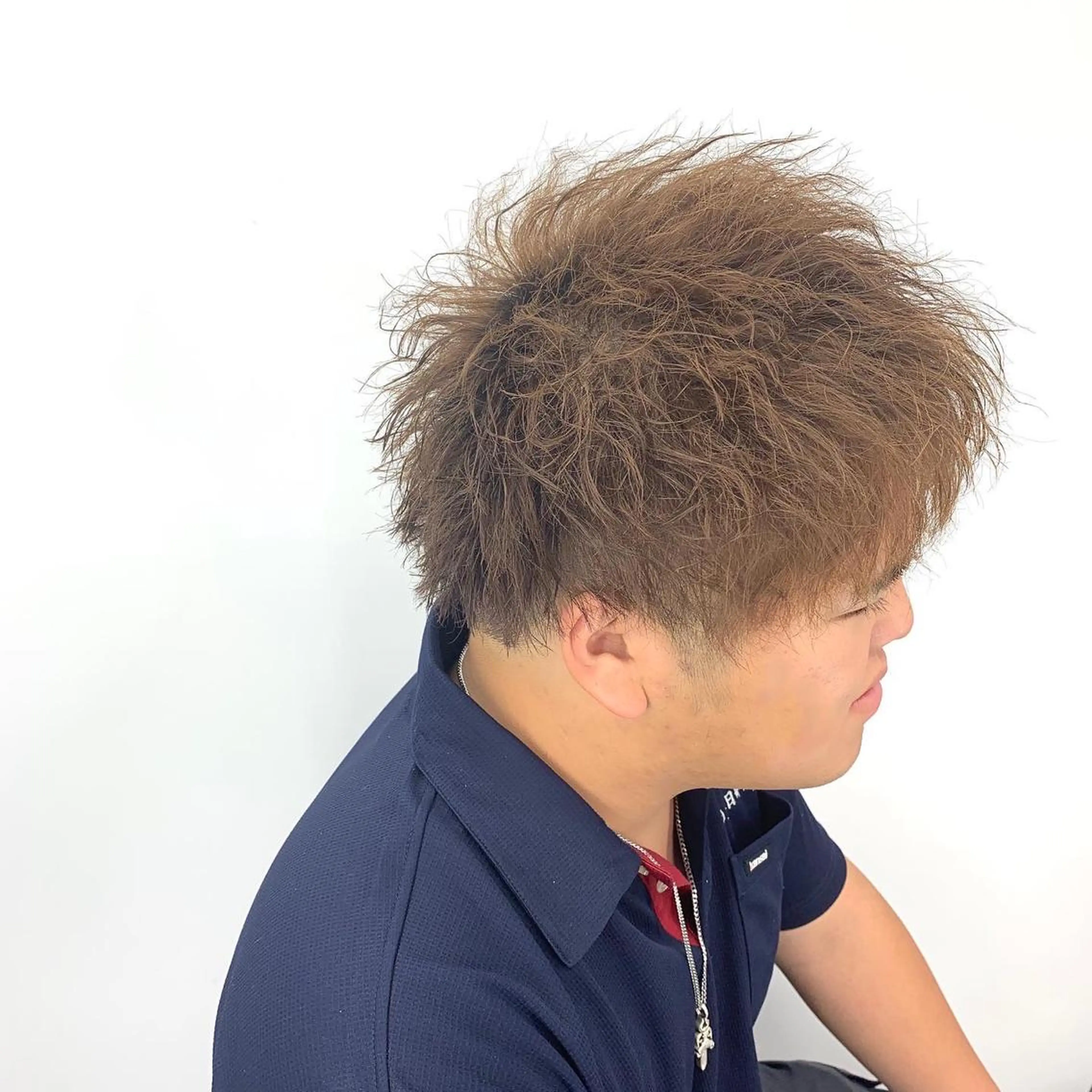 パーマ メンズ カット パーマ 柏メンズカットパーマ NO.1タイチのヘアスタイル