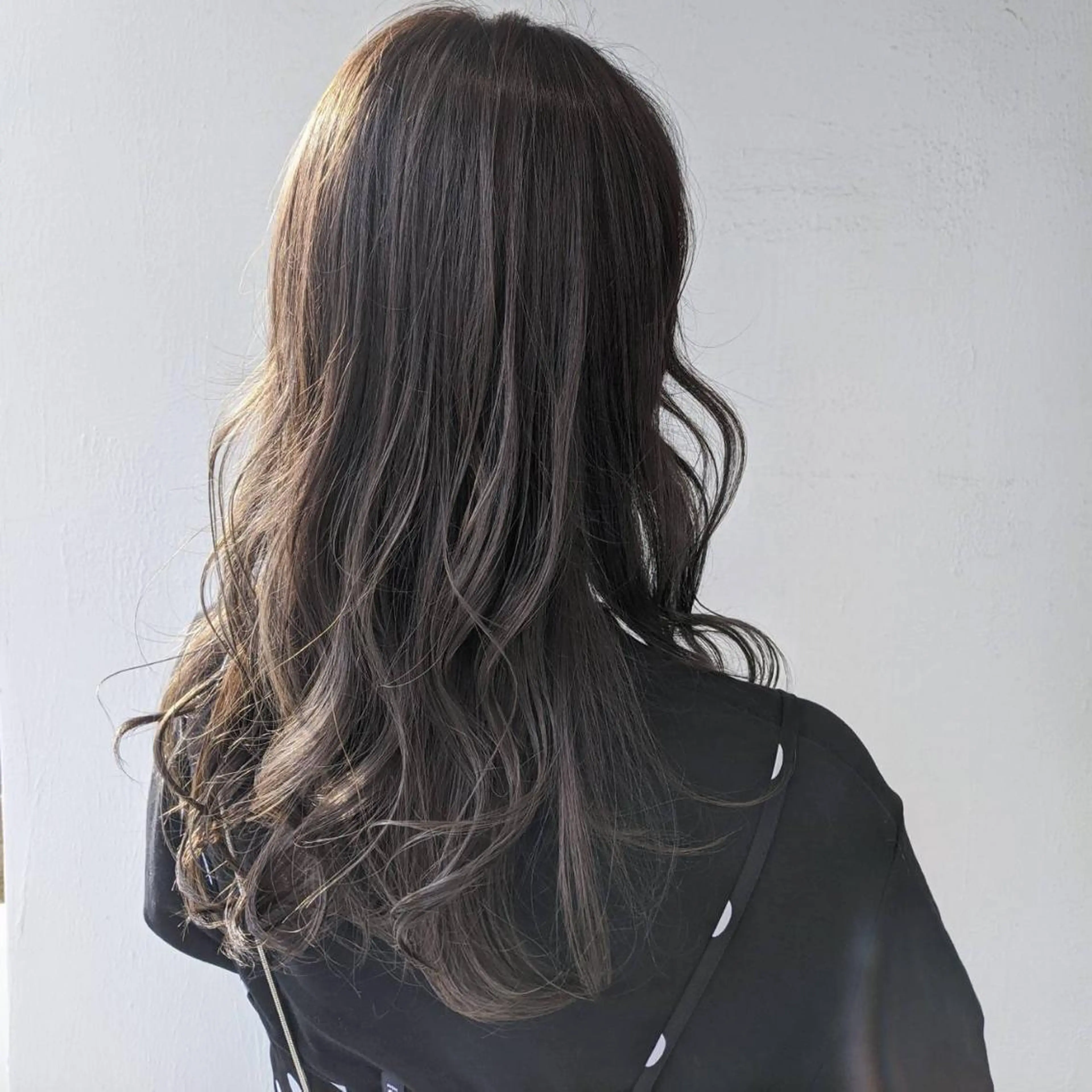 ロング カラー ヘアアレンジ 鹿児島 聖来のヘアスタイル