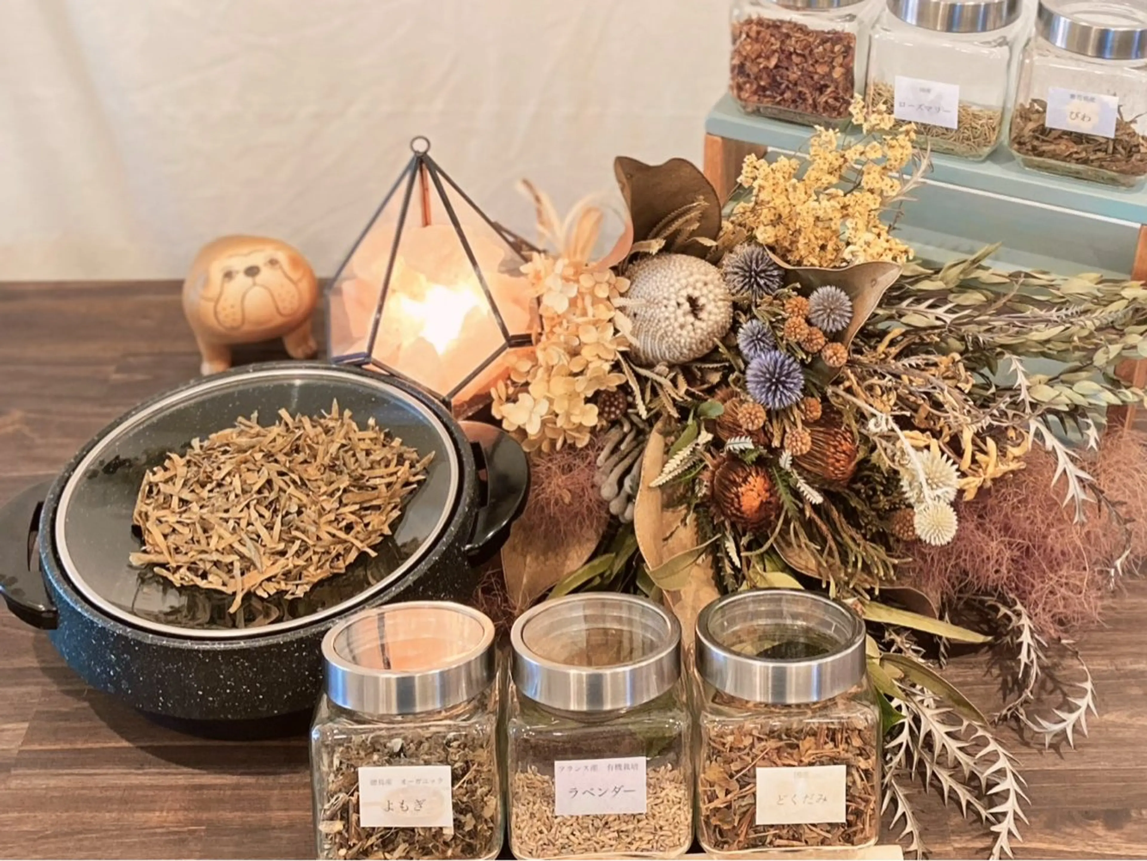 無農薬よもぎ使用！徳島産　オーガニックよもぎ蒸し【ハーブティー付き】延長無料の写真