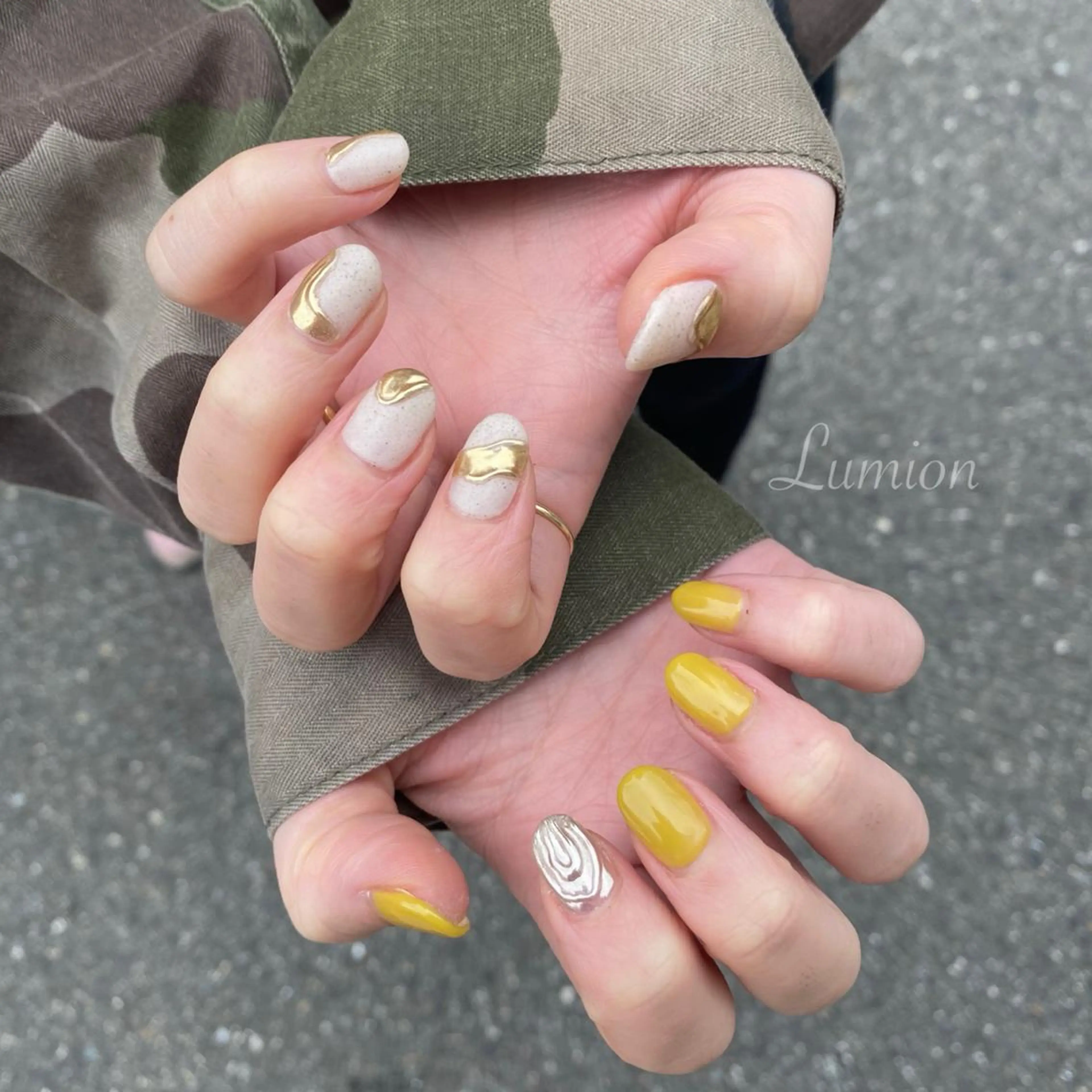 他店オフ、お好きなアート6本、丁寧ケア付きワンカラーorグラデーション ※出来ないデザインもございます。の写真