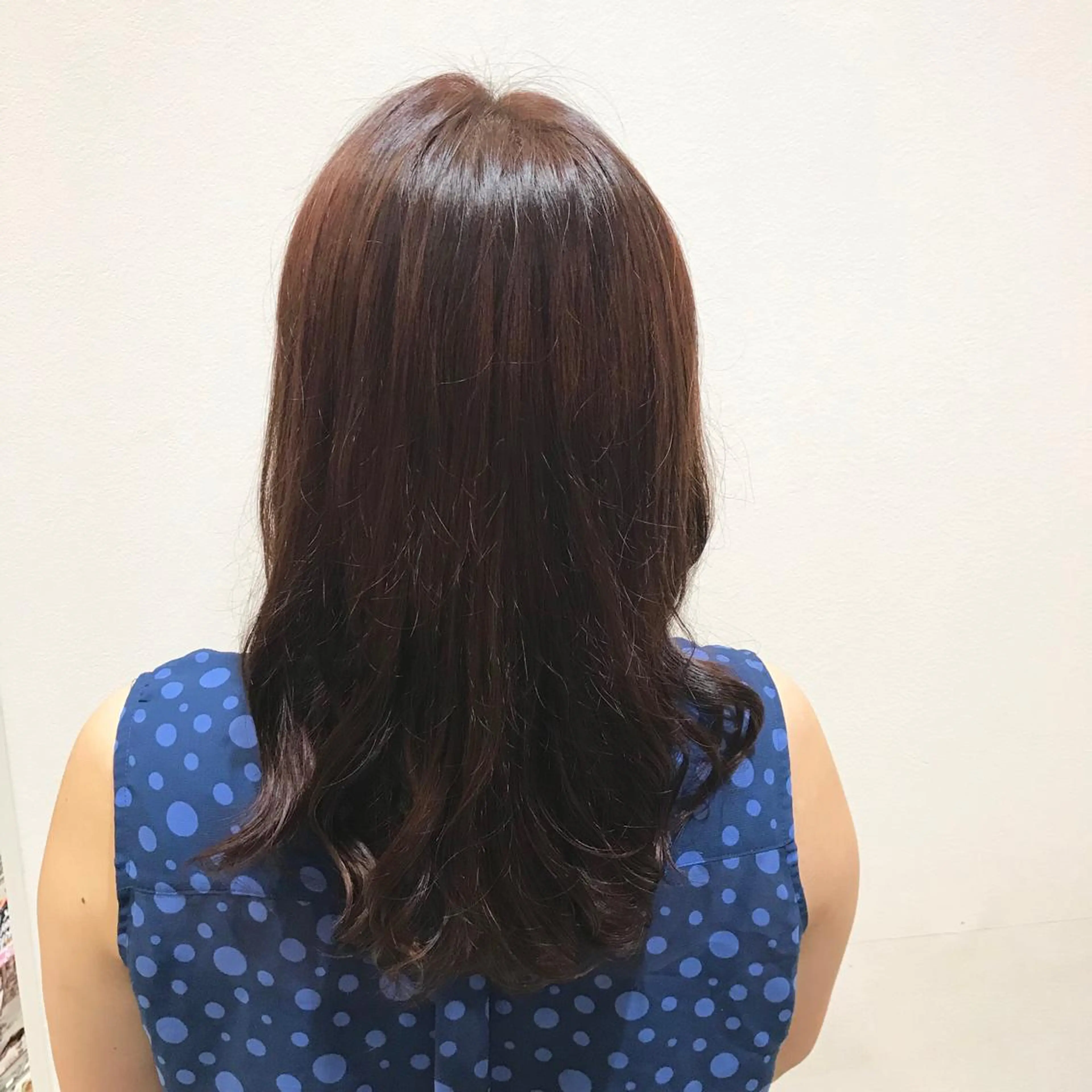 ロング カラー 阿部 響香のヘアスタイル