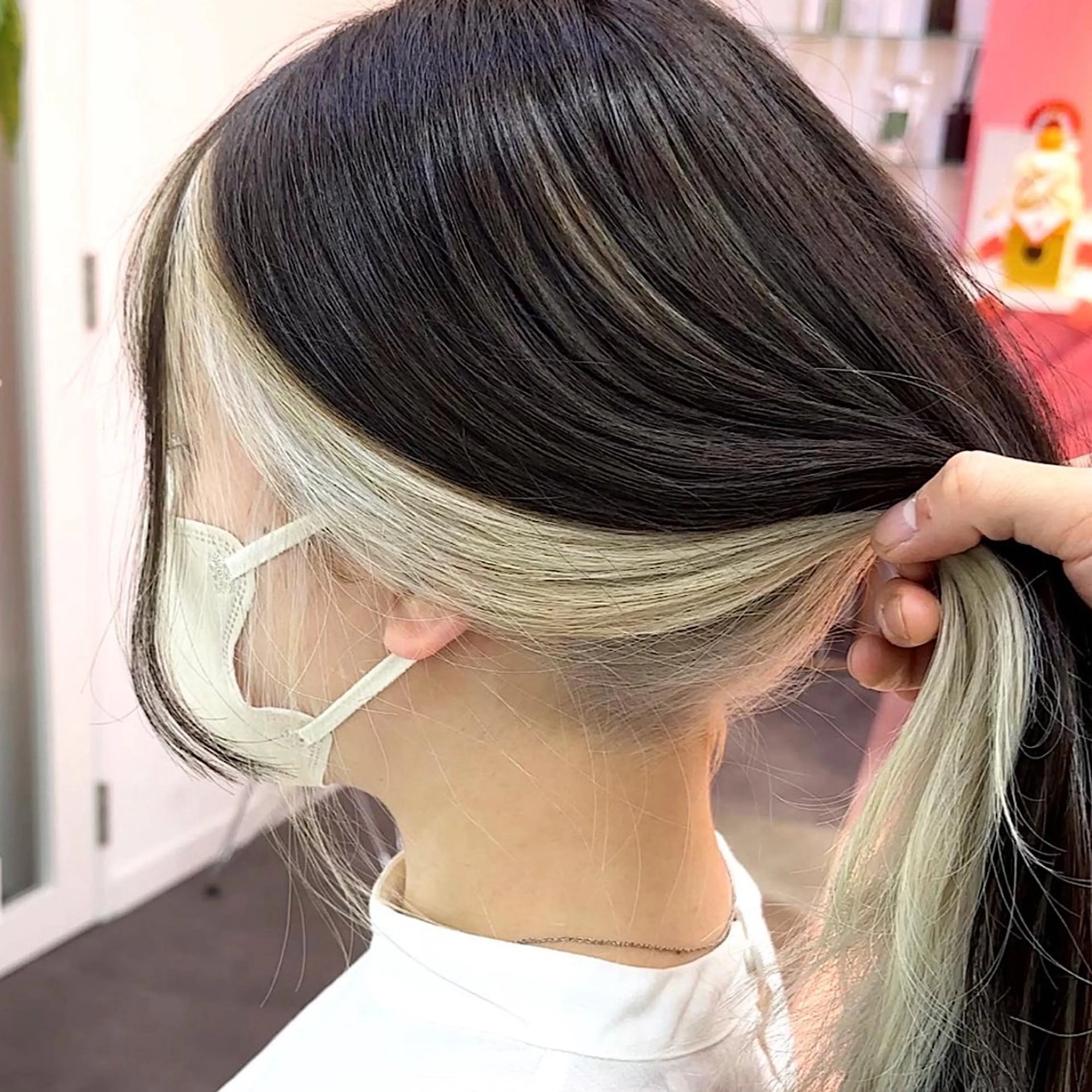 ミディアム カラー 韓国ヘア/艶カラー /田中悠佑のヘアスタイル