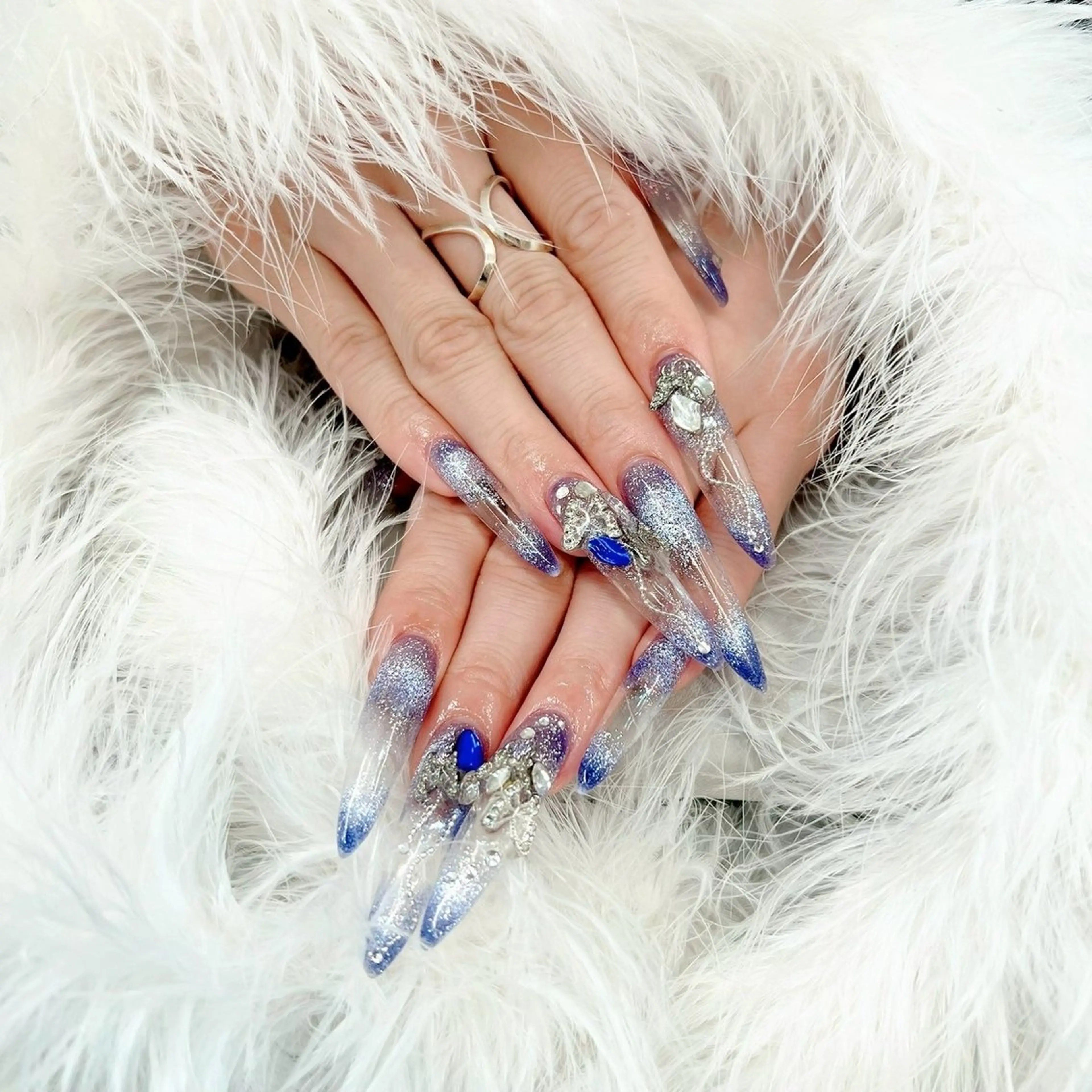 ネイル アートネイル フラッシュネイル フラワーネイル ジェルネイル ガーリー Puti nailのネイルデザイン