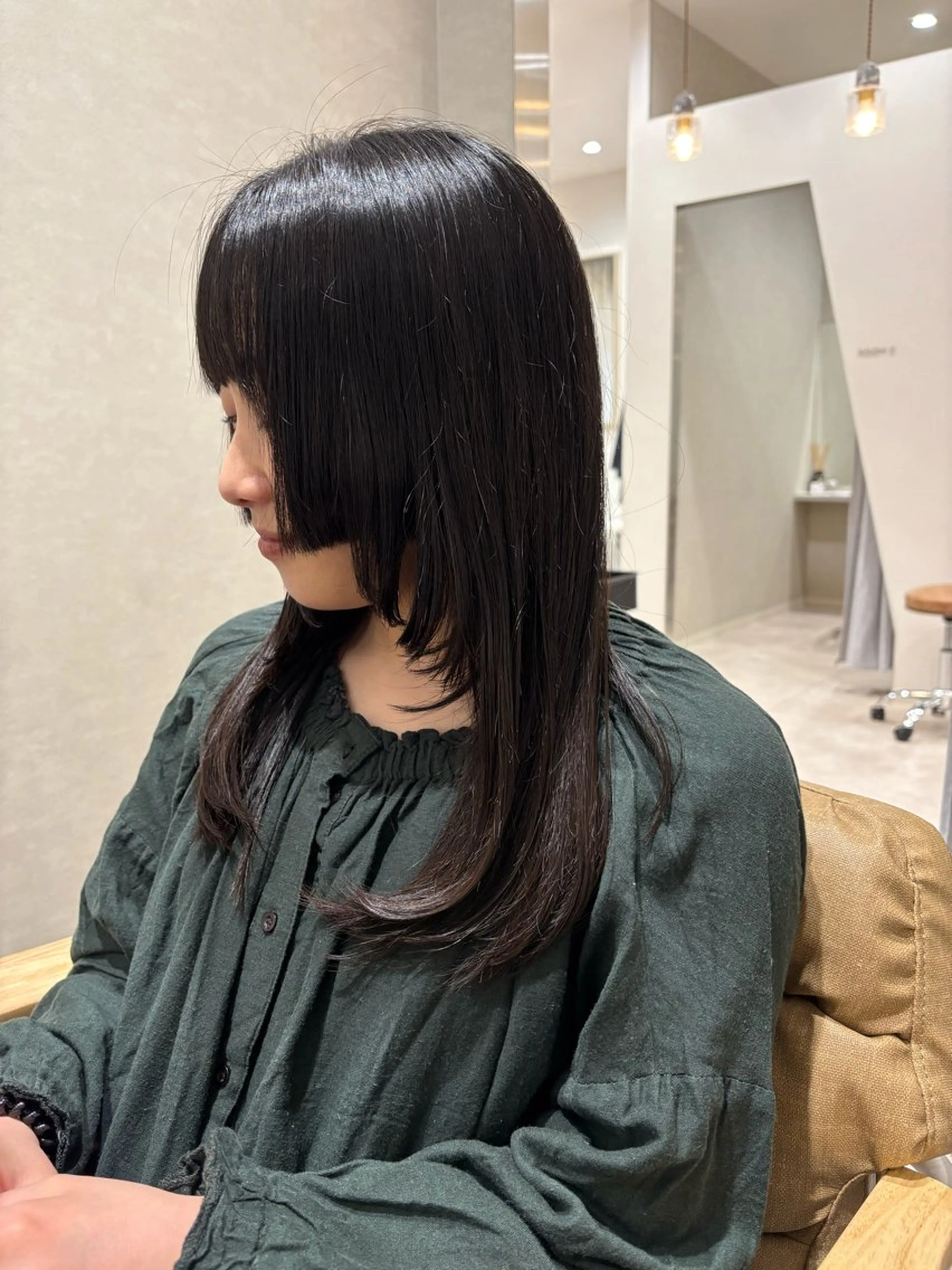 ロング カット newi大分/ 磯部栞里／艶感カラーのヘアスタイル