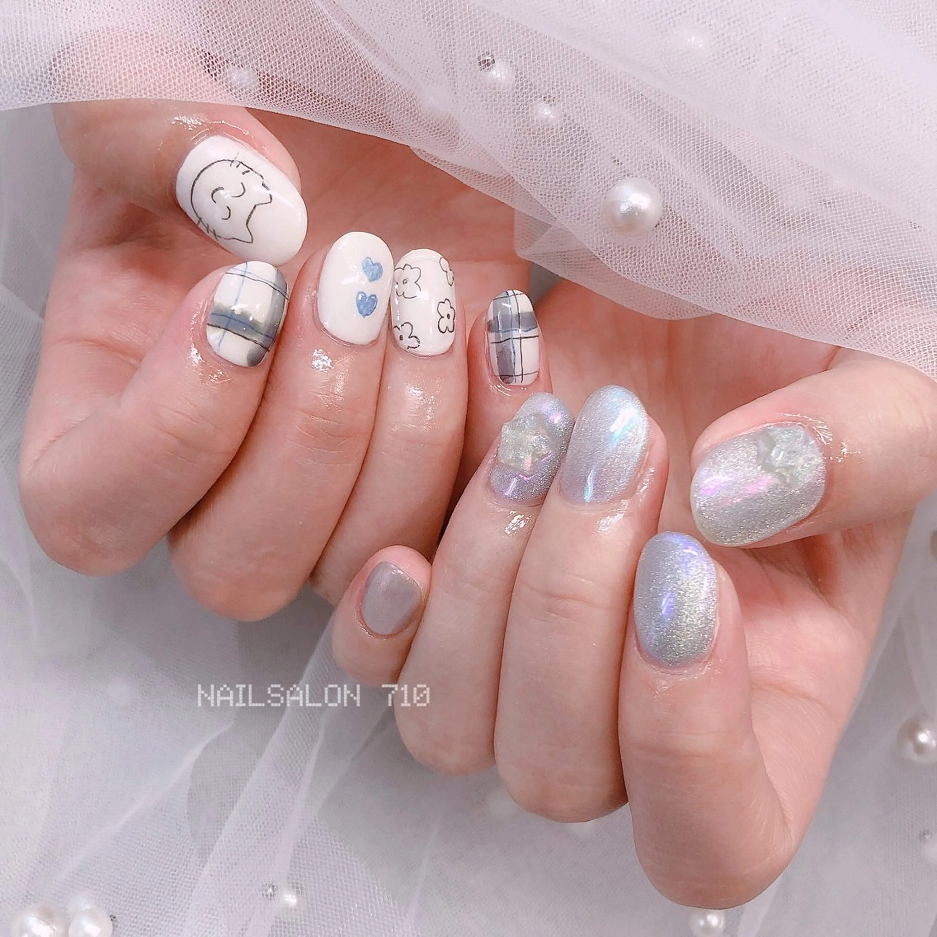 ネイル ハンドネイル フットネイル ナナイチゼロ I.Naoのネイルデザイン