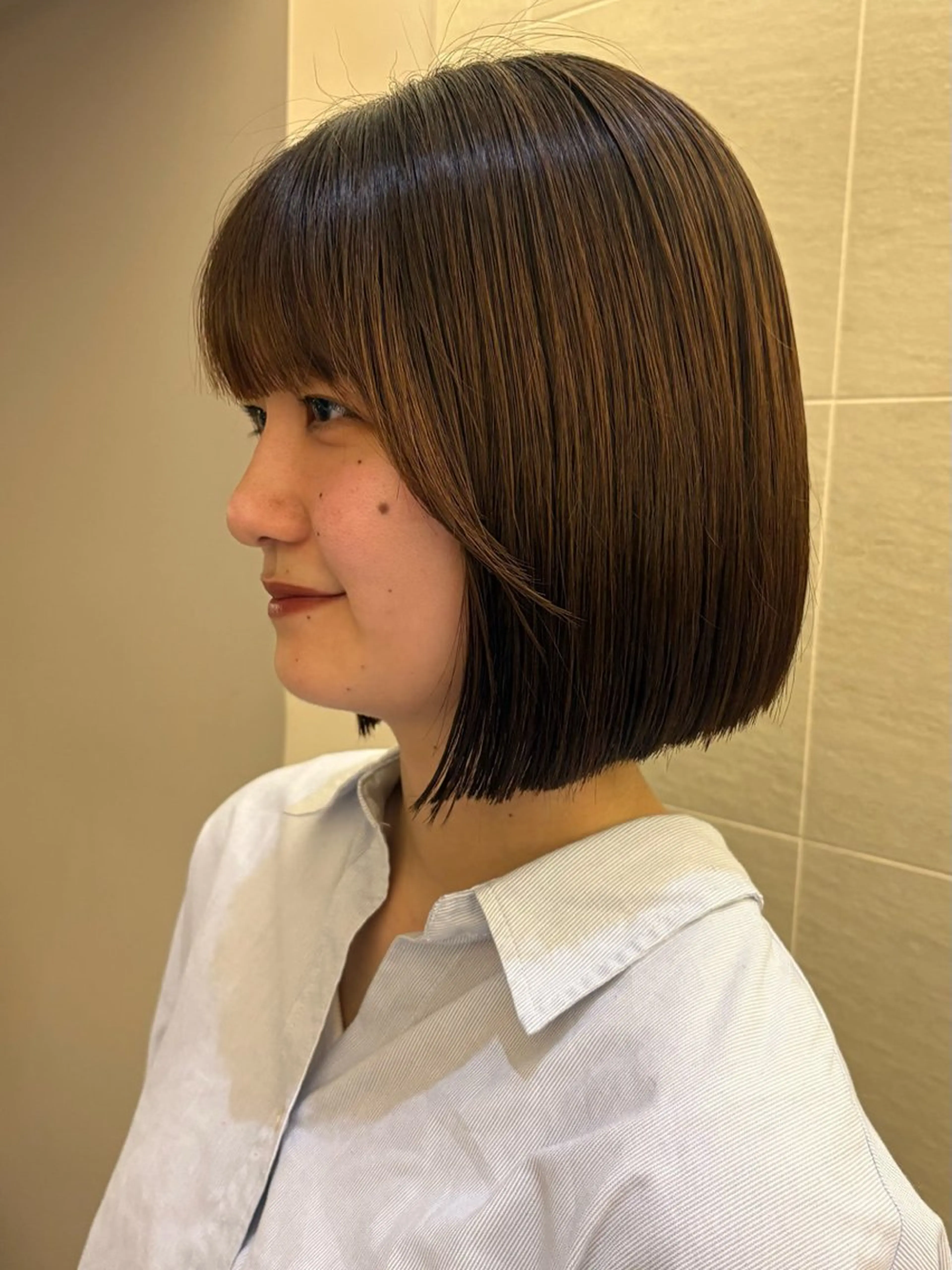 ショート 《無料カットモデル / perm》ナミのヘアスタイル