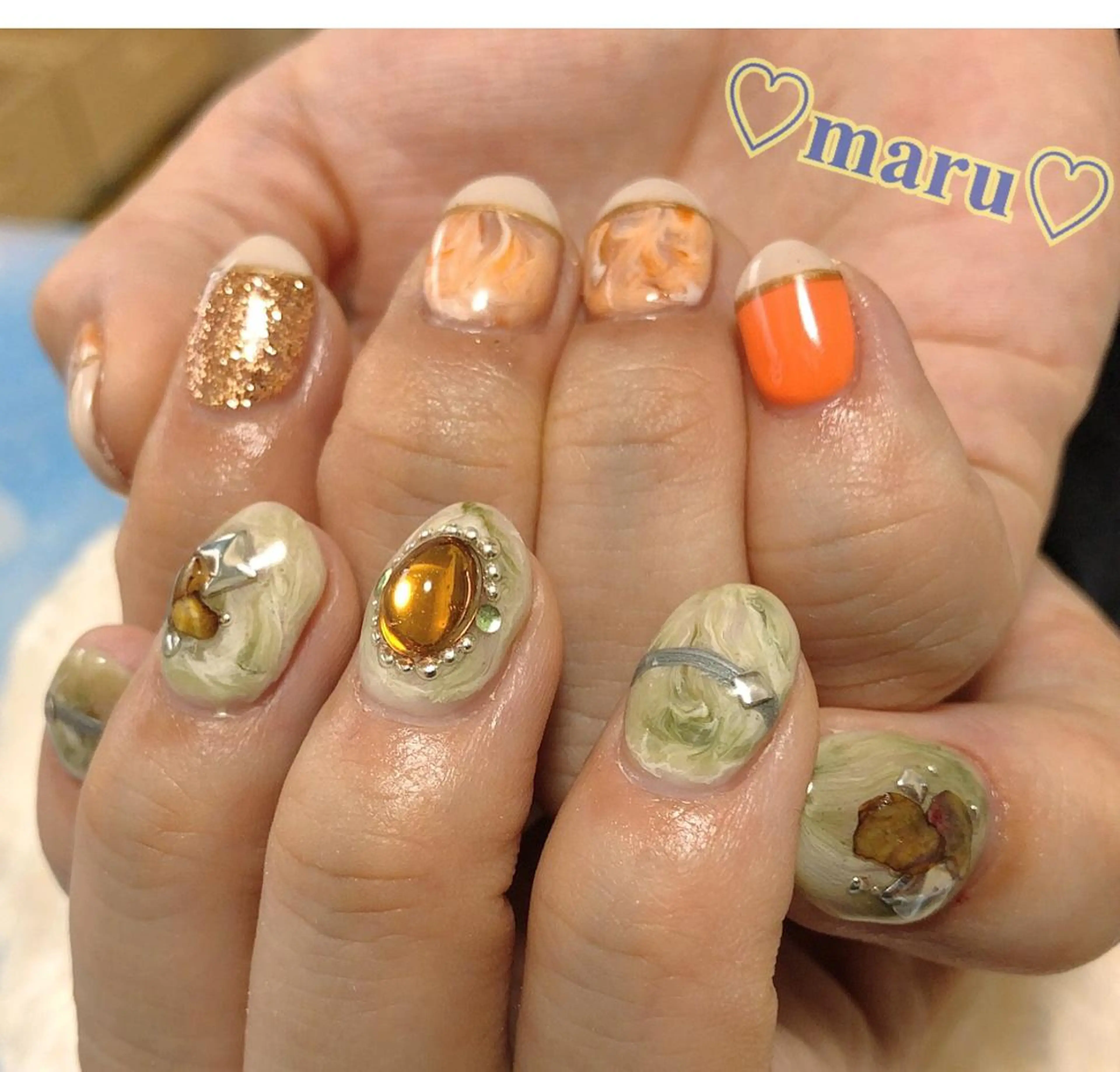 ネイル ハンドネイル フットネイル まるみ♡7/1〜値上 げ致します(>_<)のその他イメージ