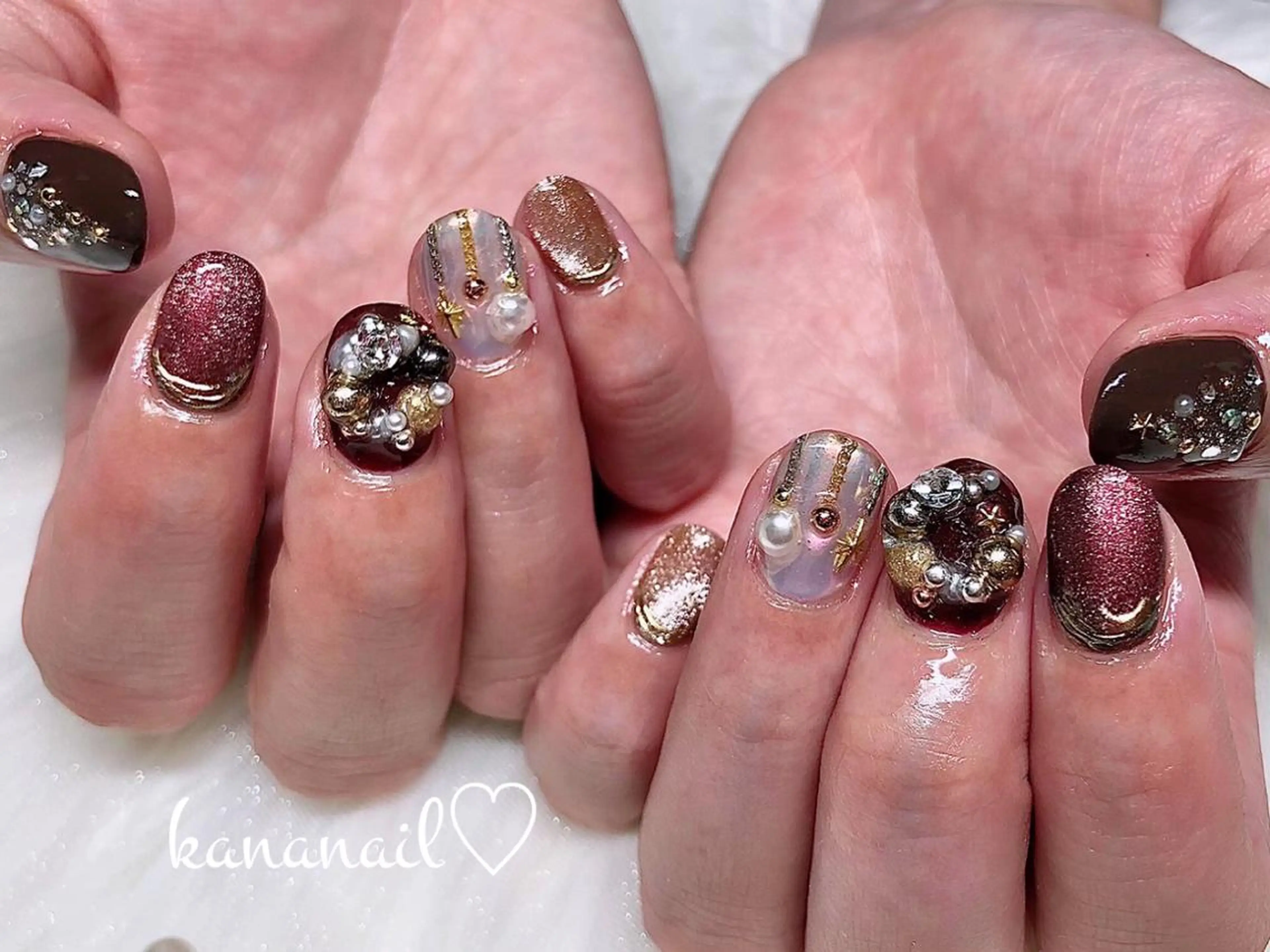 ネイル ミディアムネイル kananail ♡のネイルデザイン