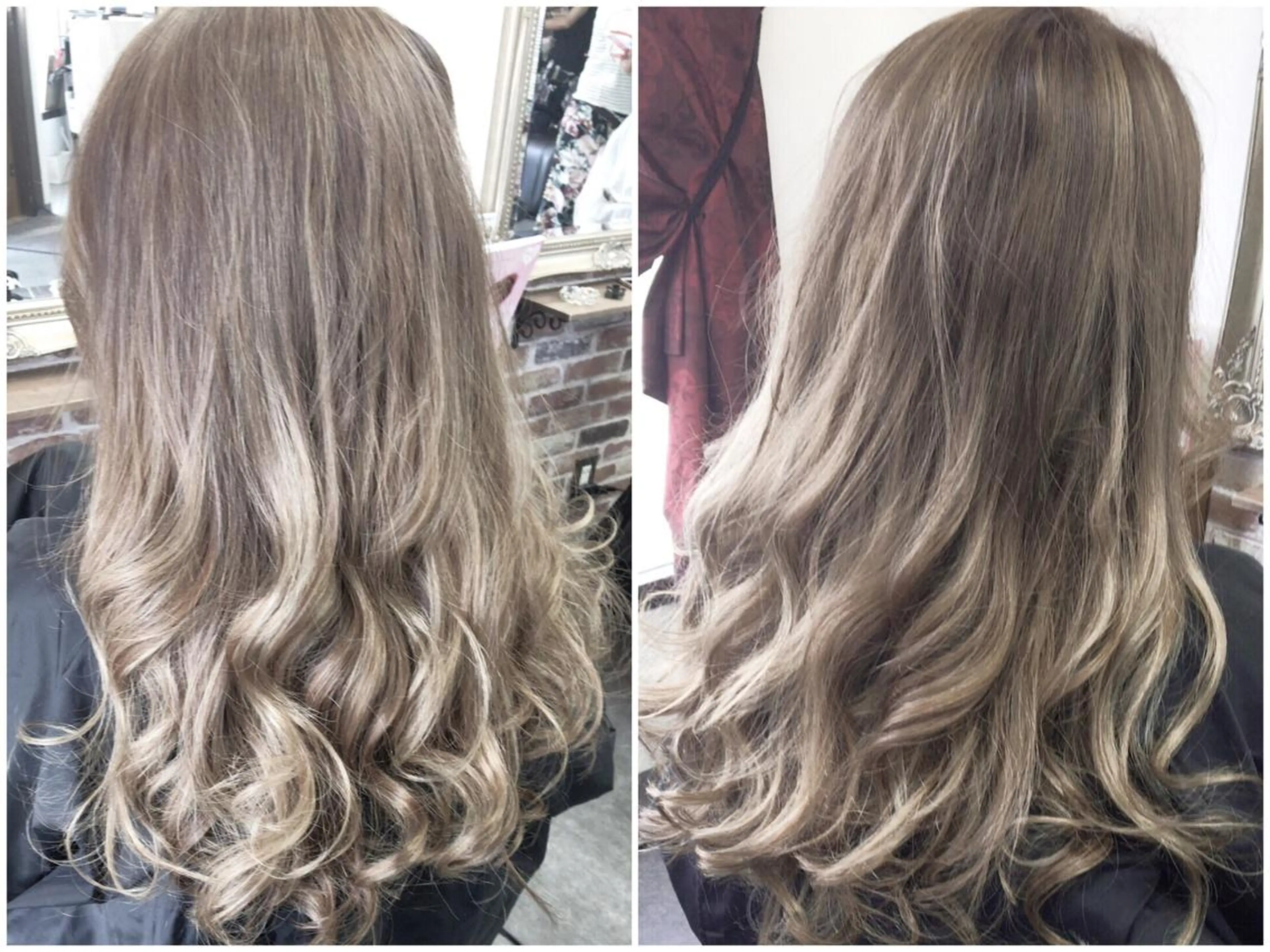 ロング カラー グラデーションカラー ハイライトカラー ハイライト hairsolon Geminiのヘアスタイル