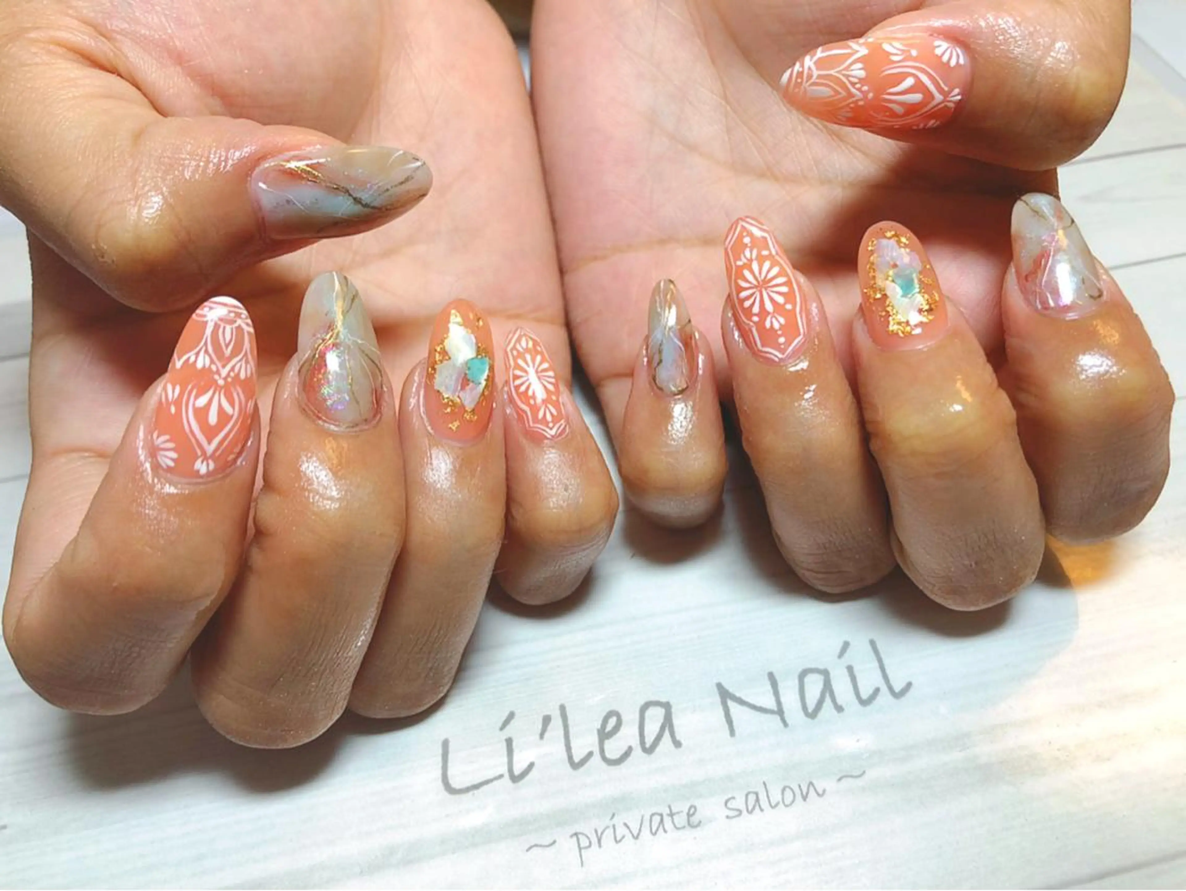 ネイル Li'leaNail AINAのネイルデザイン