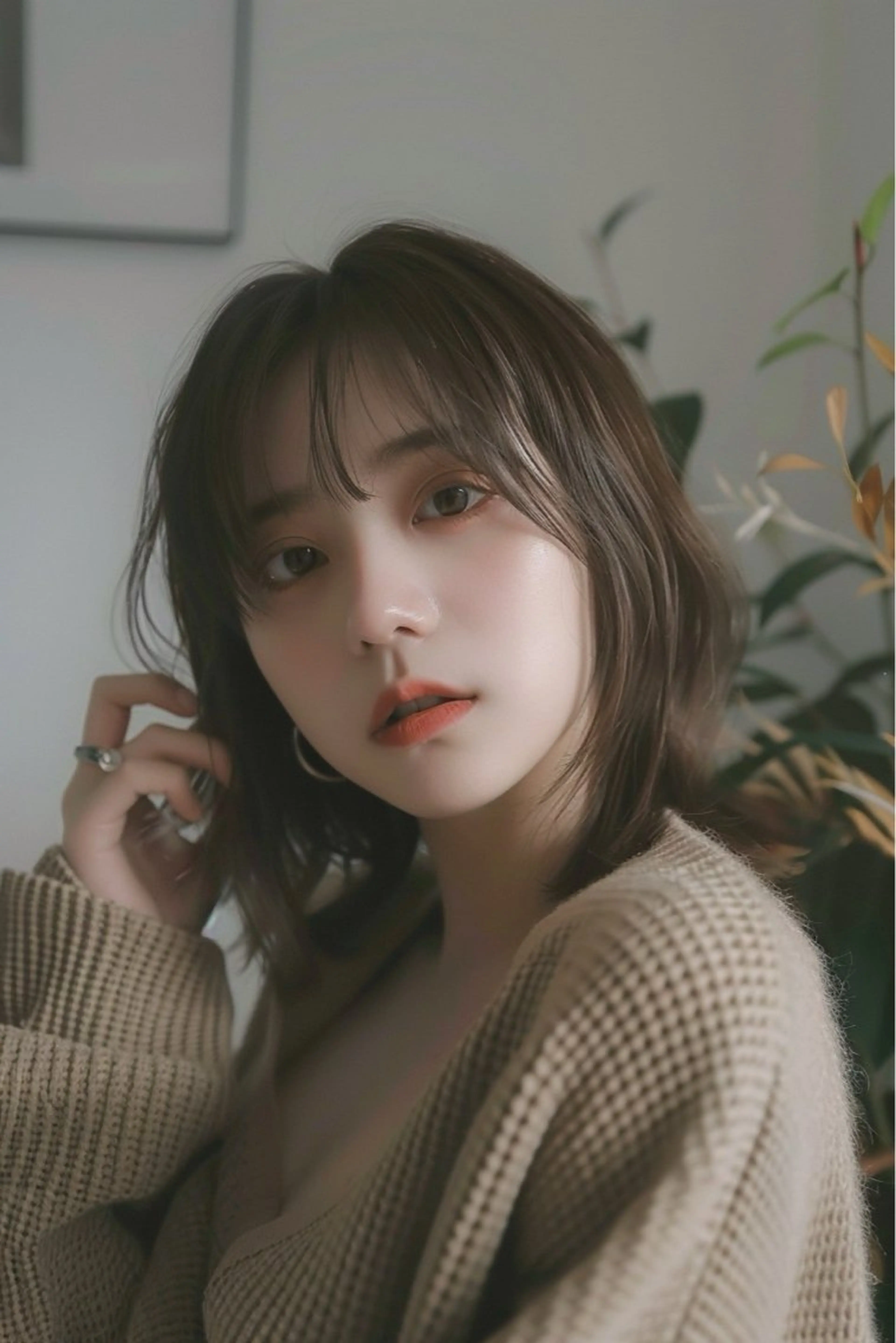 ショート カット ヘアカラー トリートメント 新宿/韓国レイヤー/ 顔まわり/メンズヘアのヘアスタイル