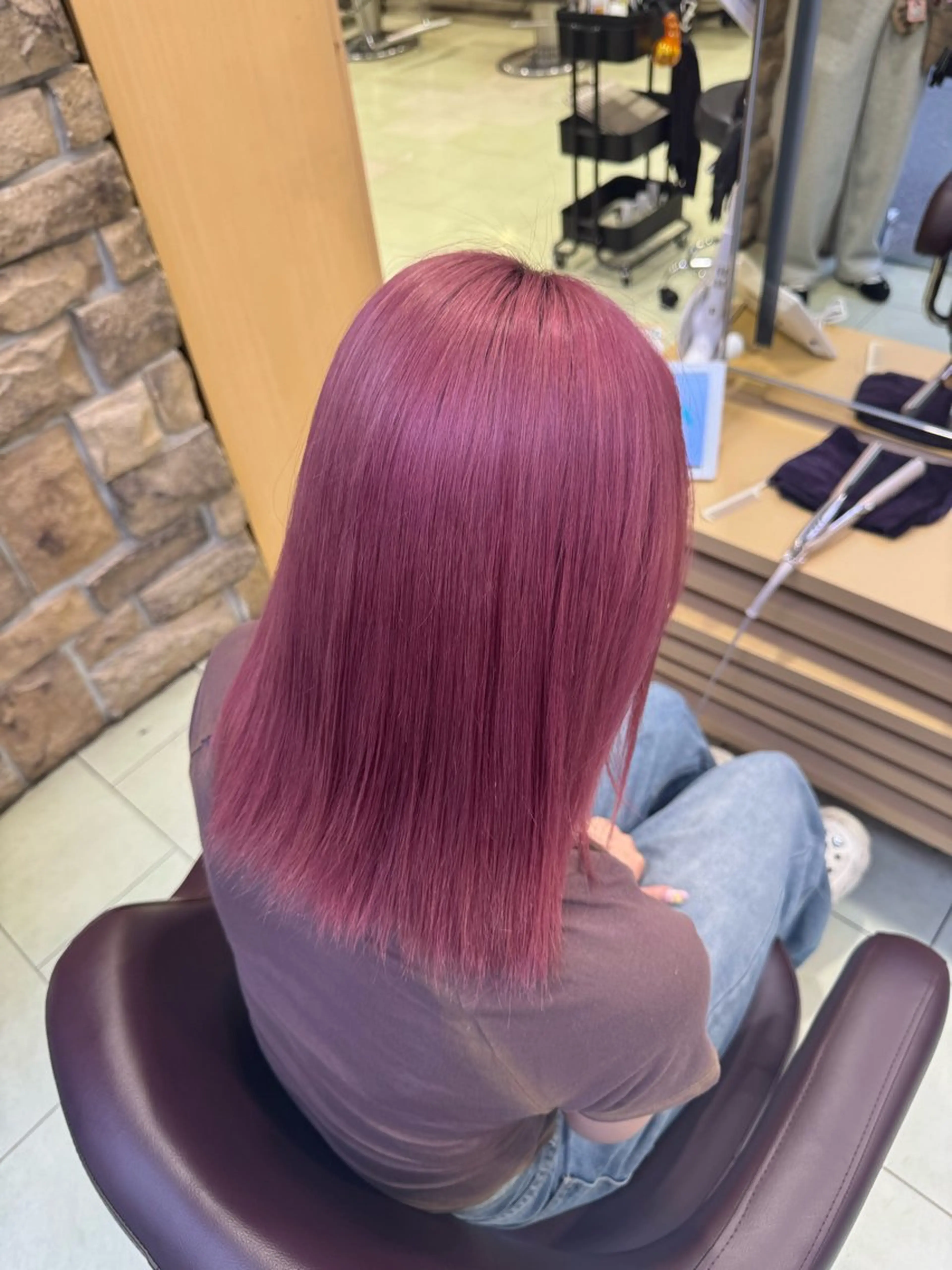 カラー ヘアカラー 須嵜 耀心のヘアスタイル