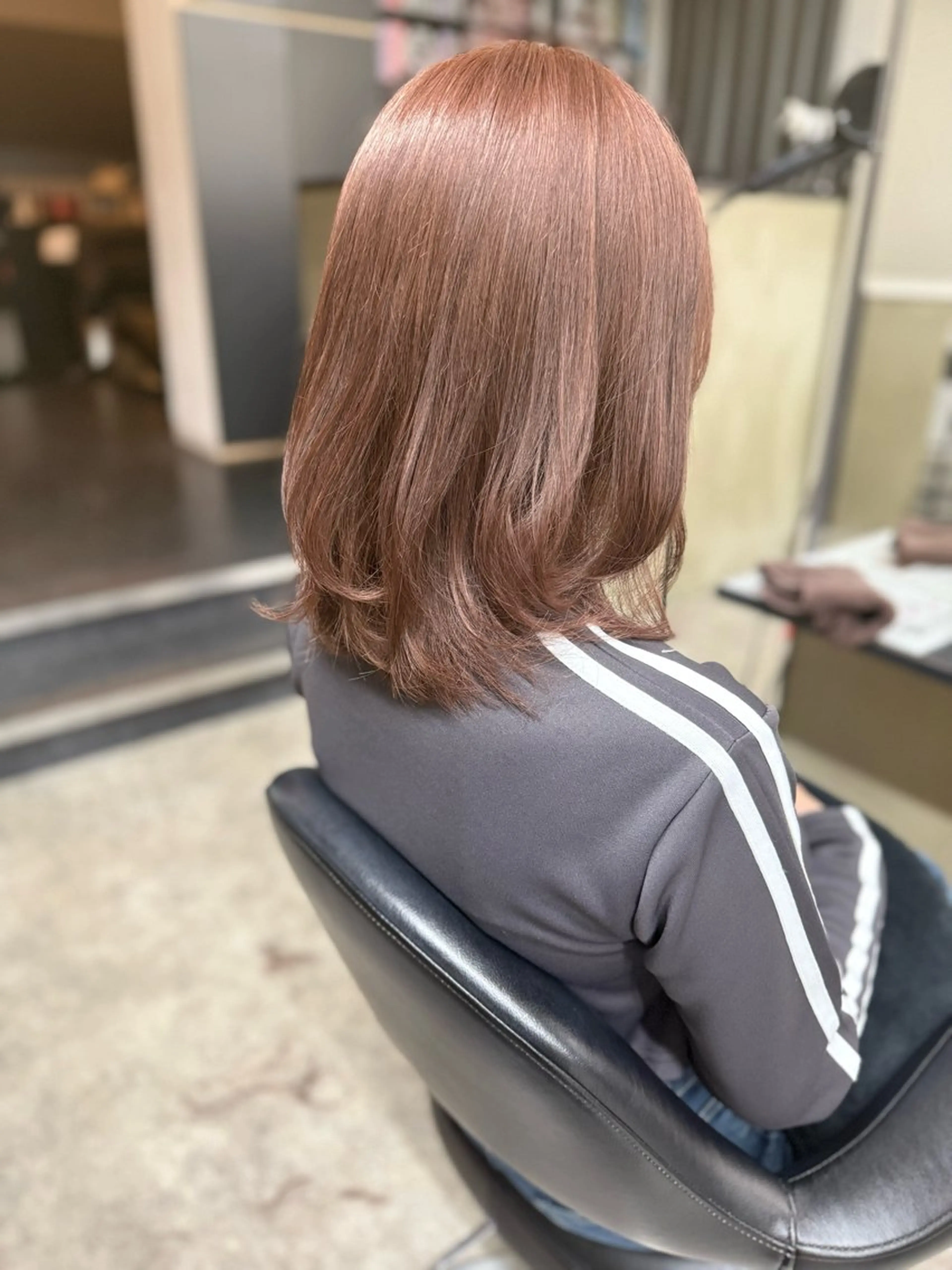 ミディアム レイヤーカット 札幌クロスパーマ /🎀柴田ひな🎀のヘアスタイル
