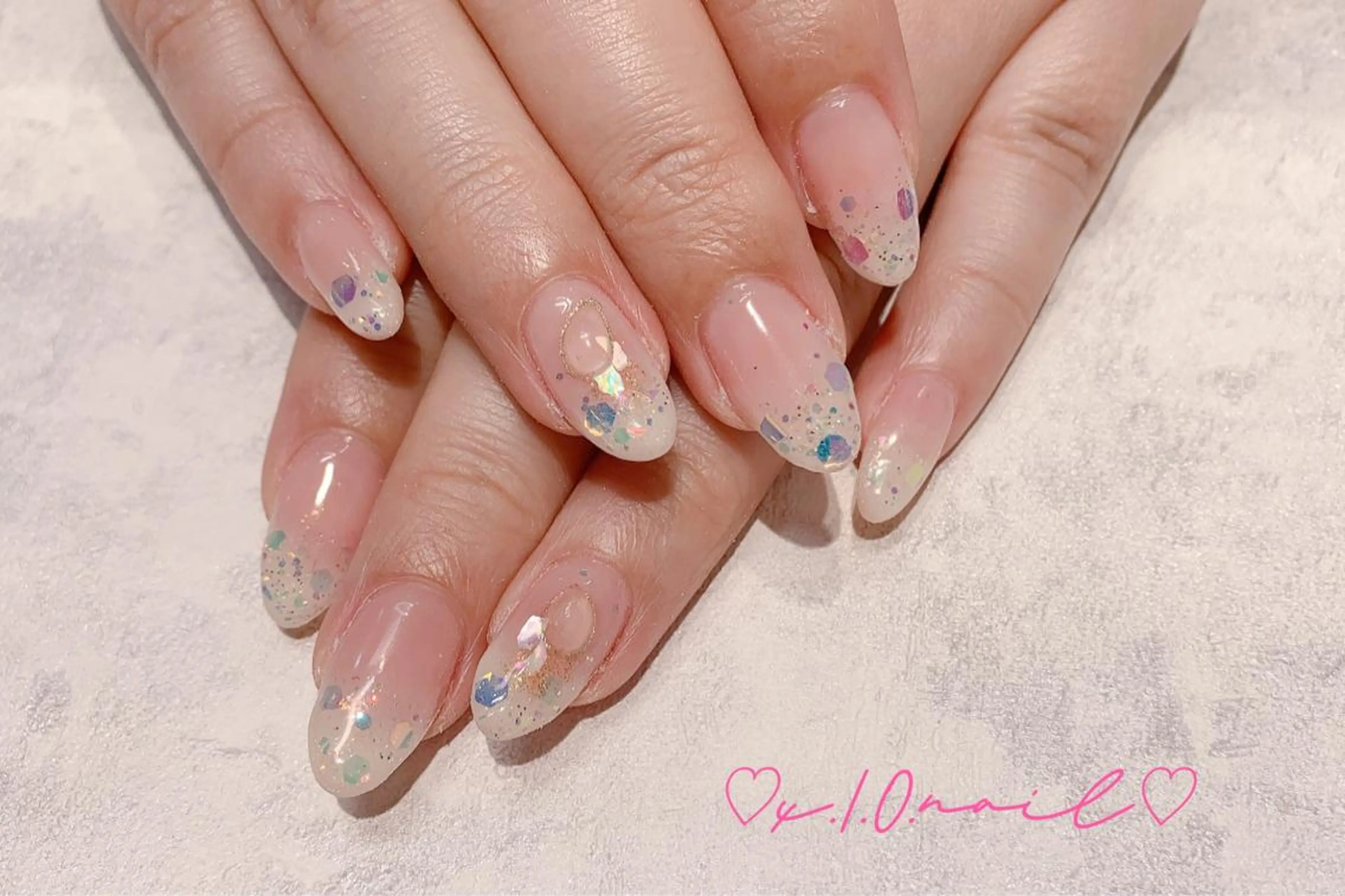 ネイル アニマル柄 アートネイル ニュアンスネイル ネイルチップ ハンドネイル x.1.0.nail ♡Cのネイルデザイン
